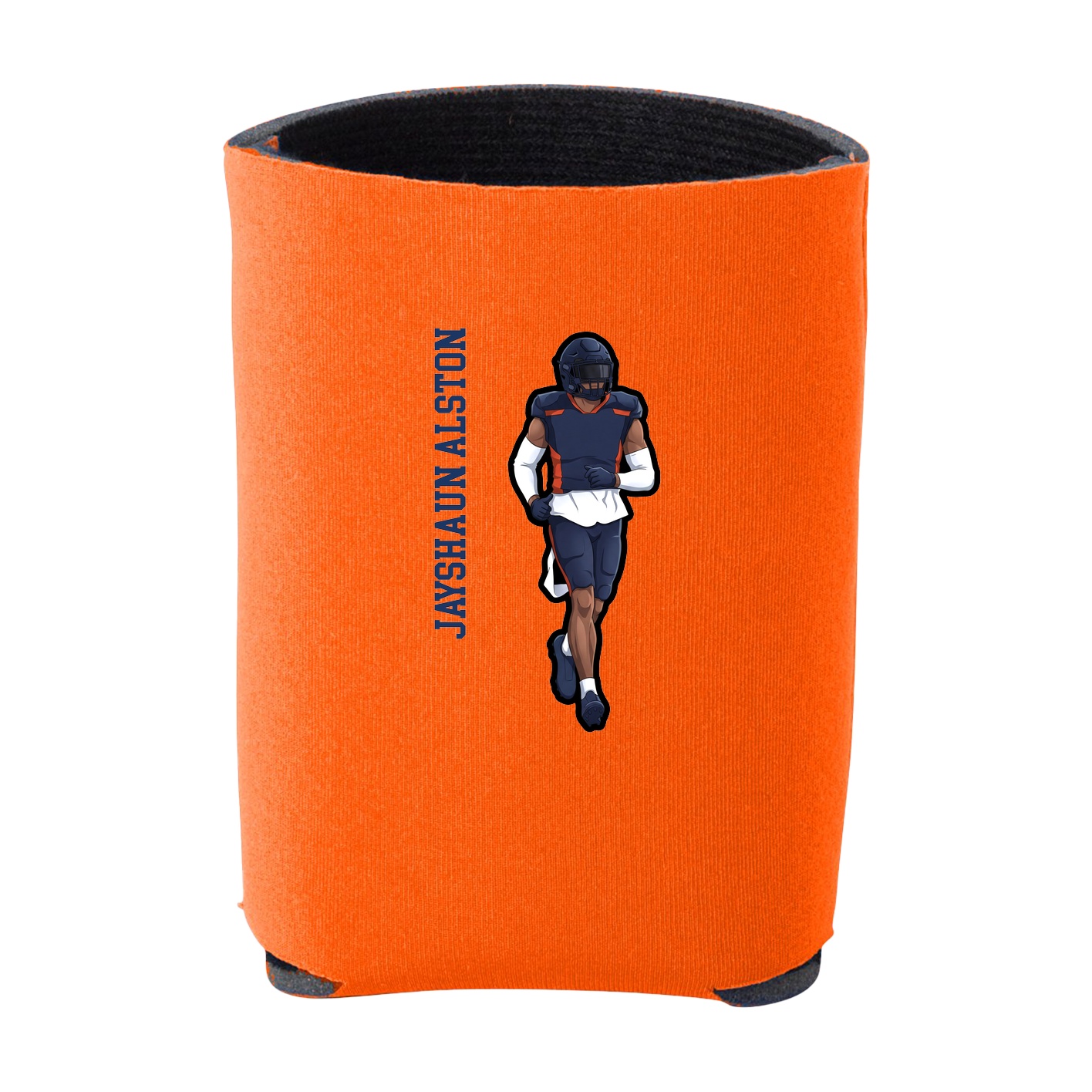 Can Holder — Name Vertical in Orange