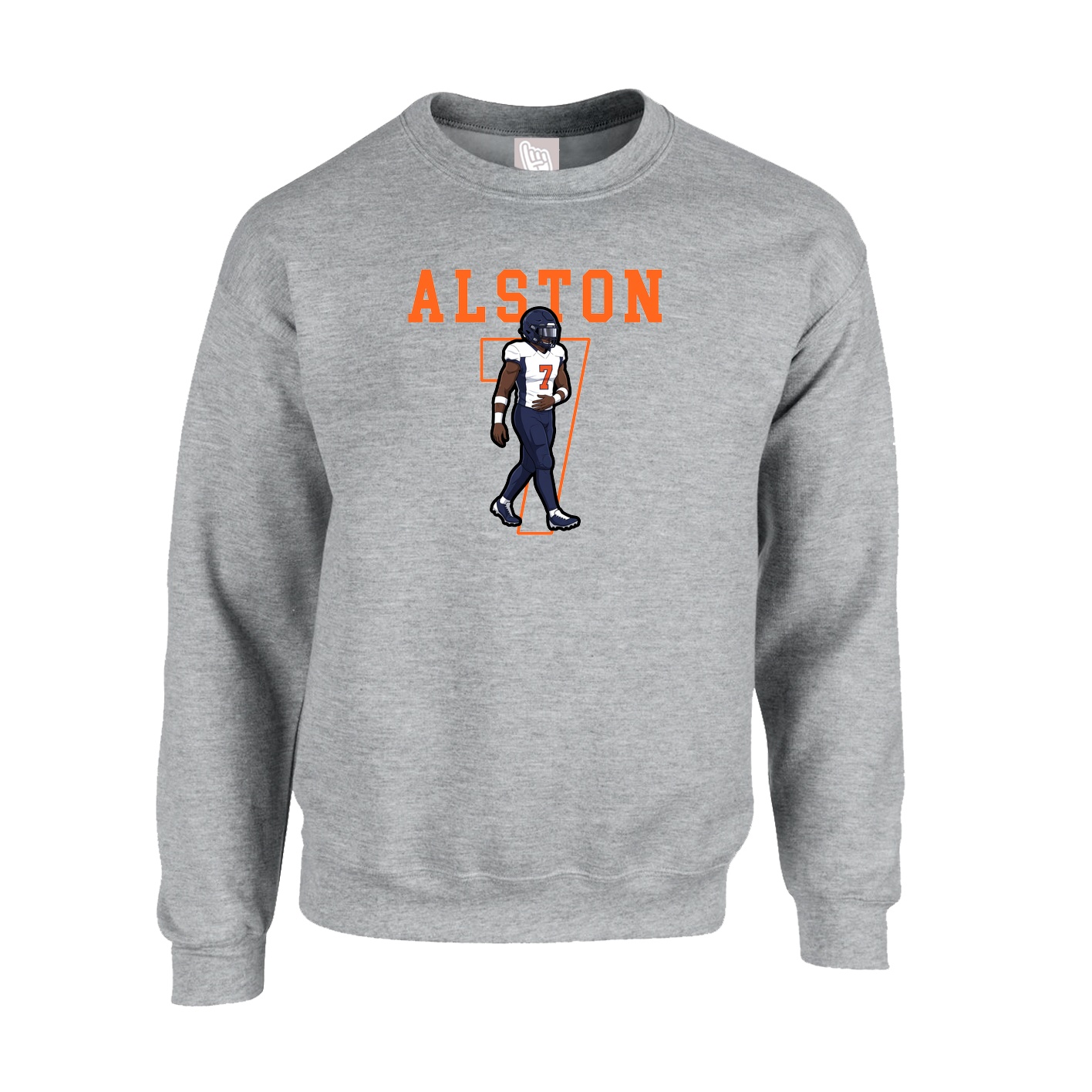 Fleece Crew — Shirsey in Grey