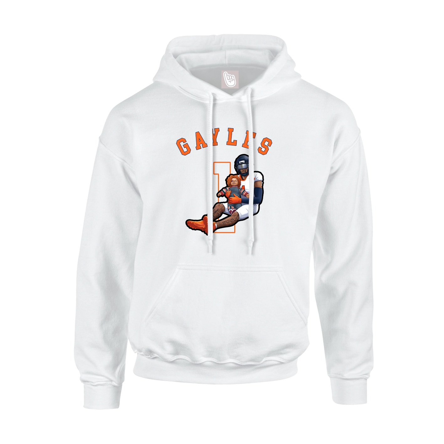 Hoodie — Shirsey Arch in White