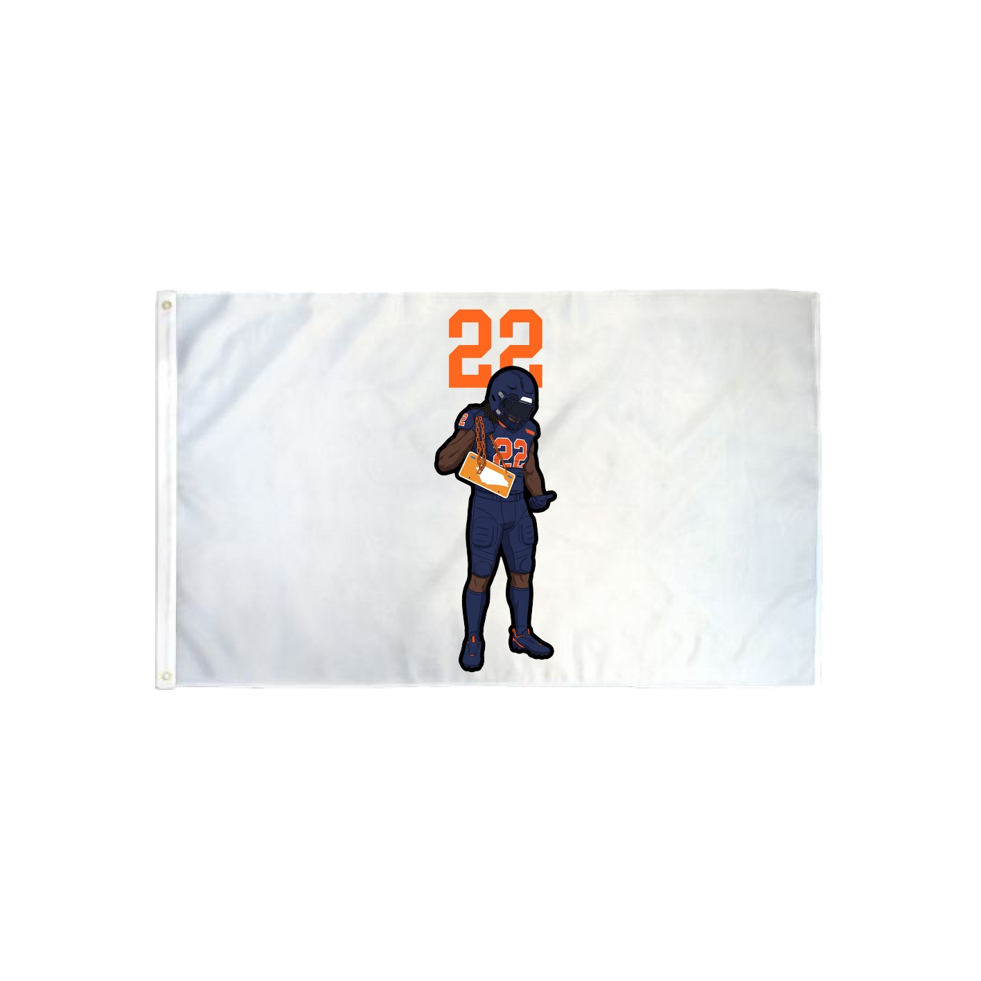 3x5 Flag — Number Top in Classic