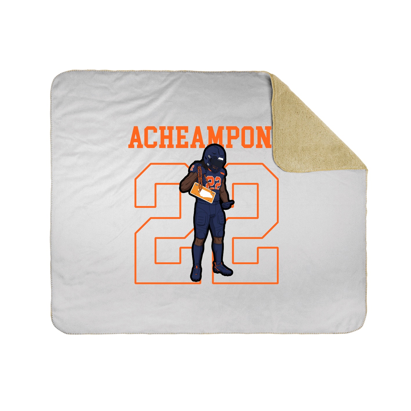 Throw Blanket — Shirsey in White