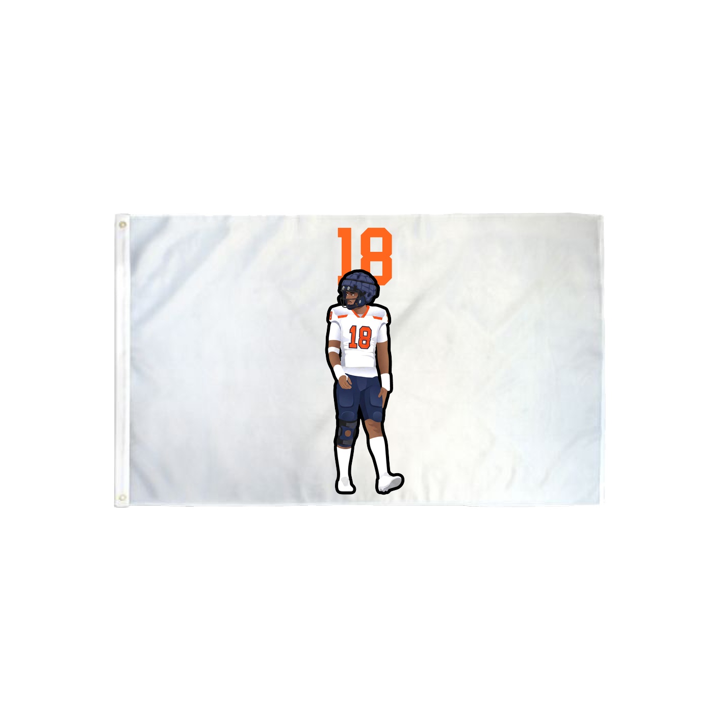 3x5 Flag — Number Top in Classic