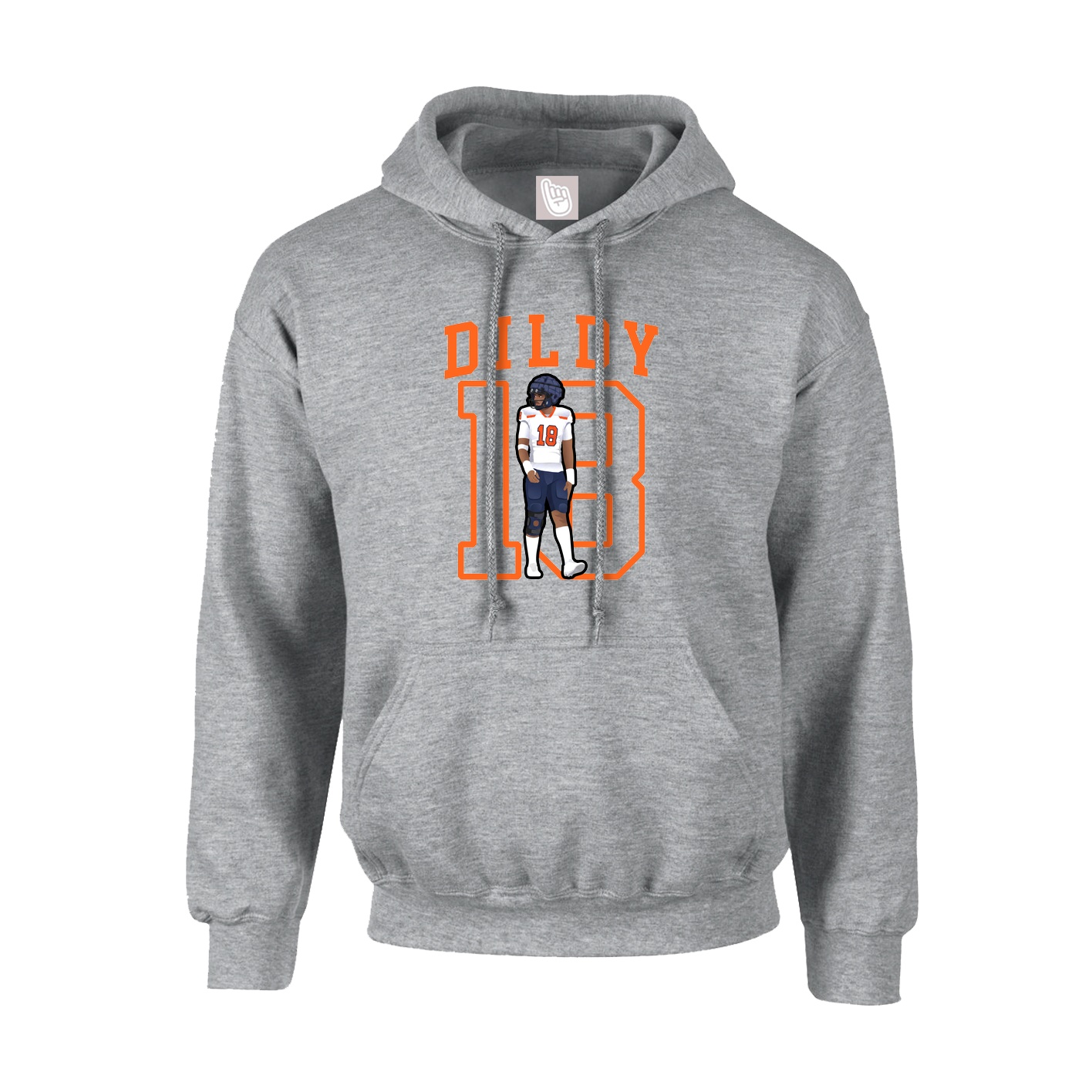 Hoodie — Shirsey in Grey