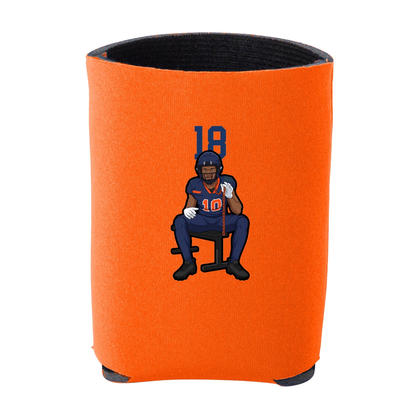 Can Holder — Number Top in Orange