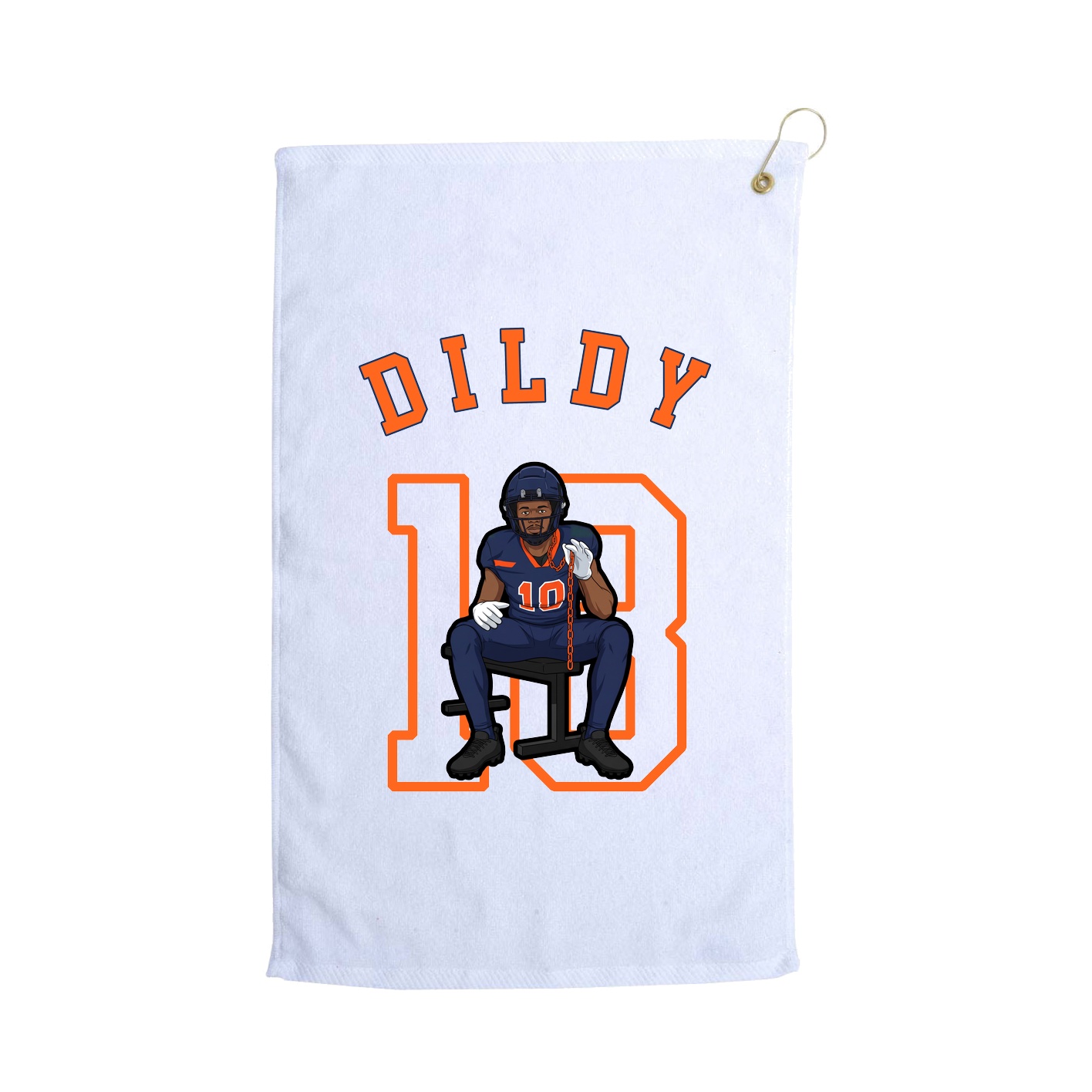 Golf Towel — Shirsey Arch in White