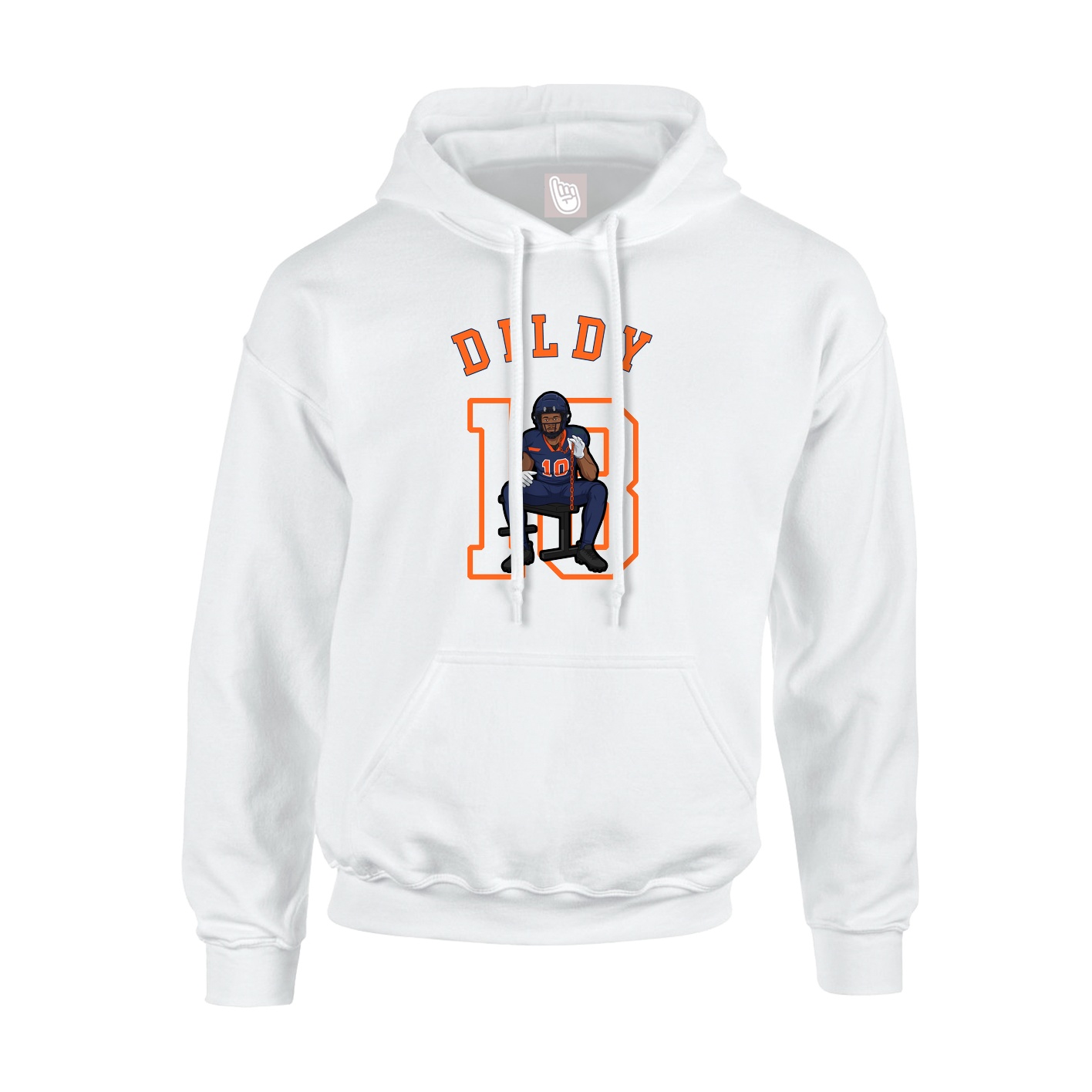 Youth Hoodie — Shirsey Arch in White