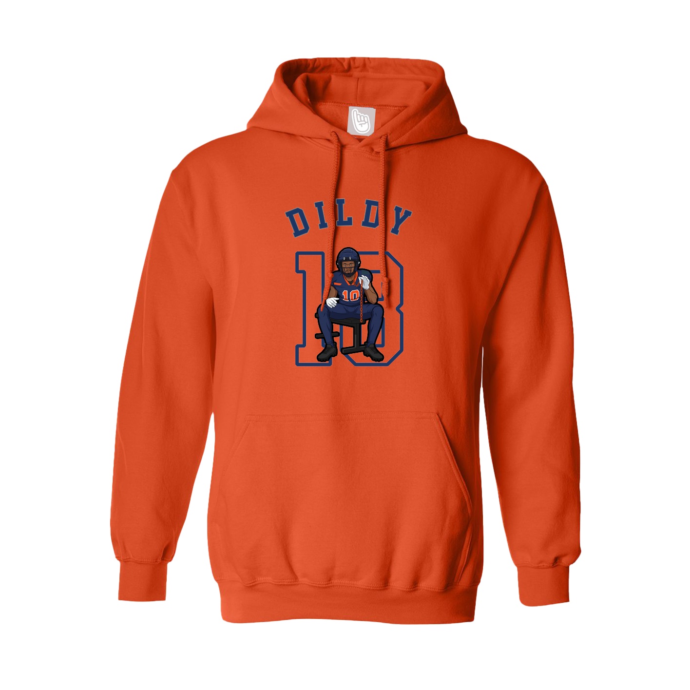 Youth Hoodie — Shirsey Arch in Orange