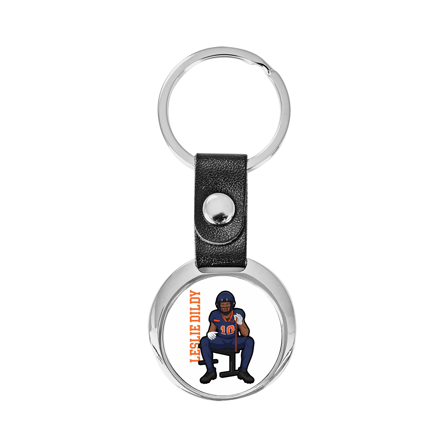 Key Chain — Name Vertical in Classic