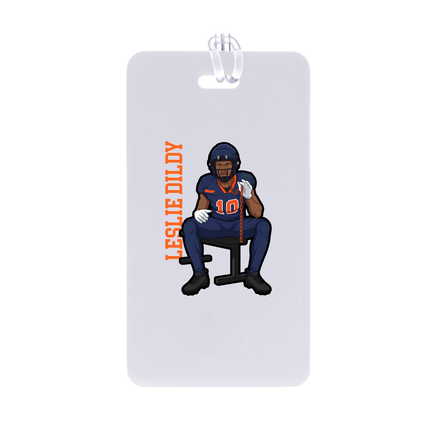 Bag Tag — Name Vertical in Classic