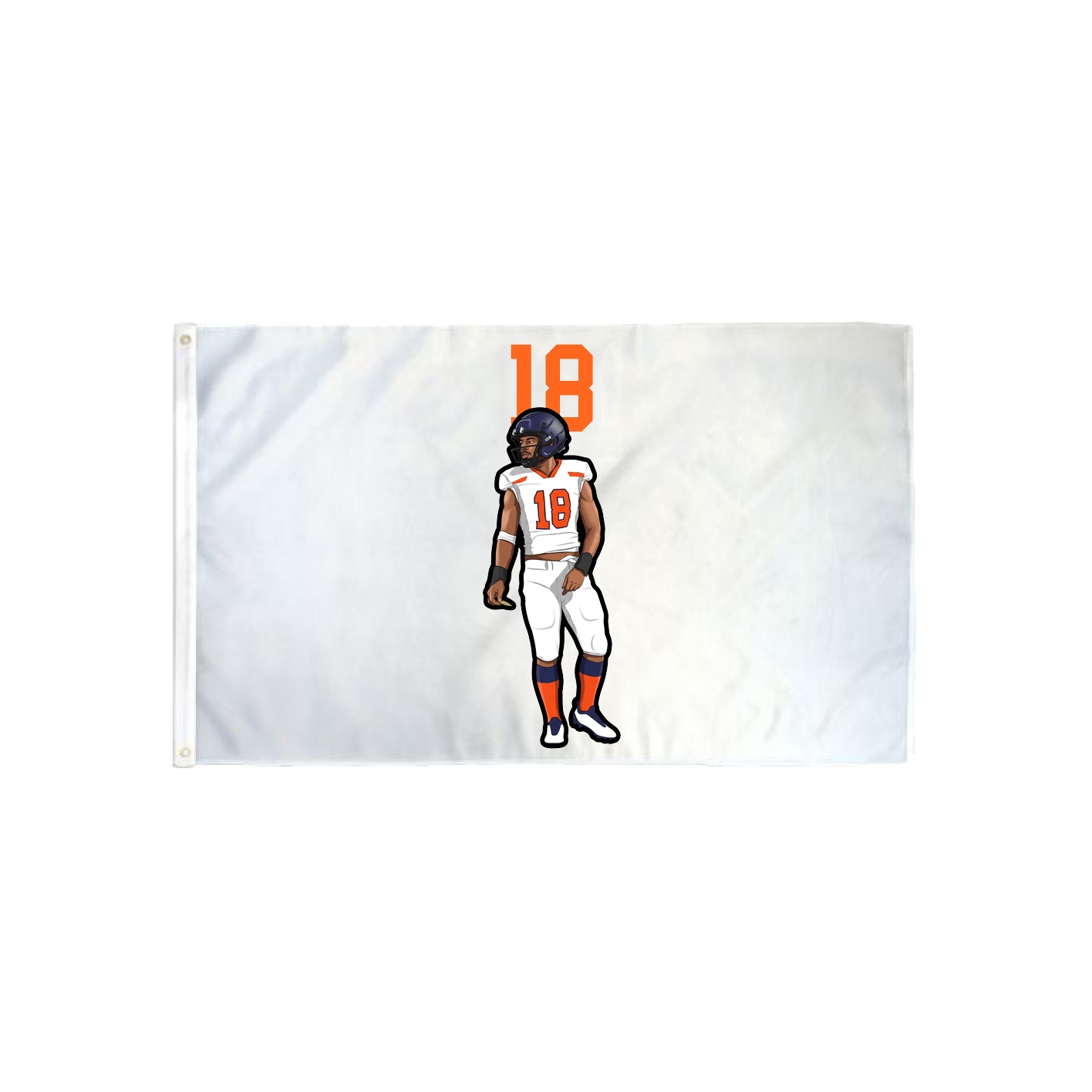 3x5 Flag — Number Top in Classic