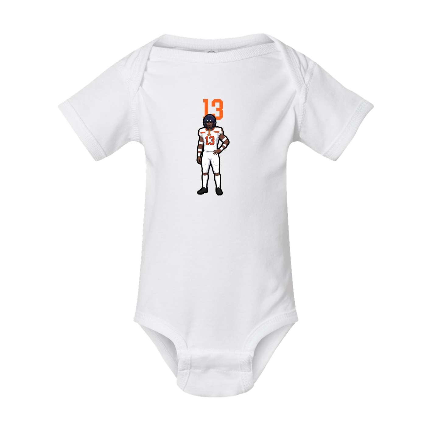 Baby Onesie — Number Top in White