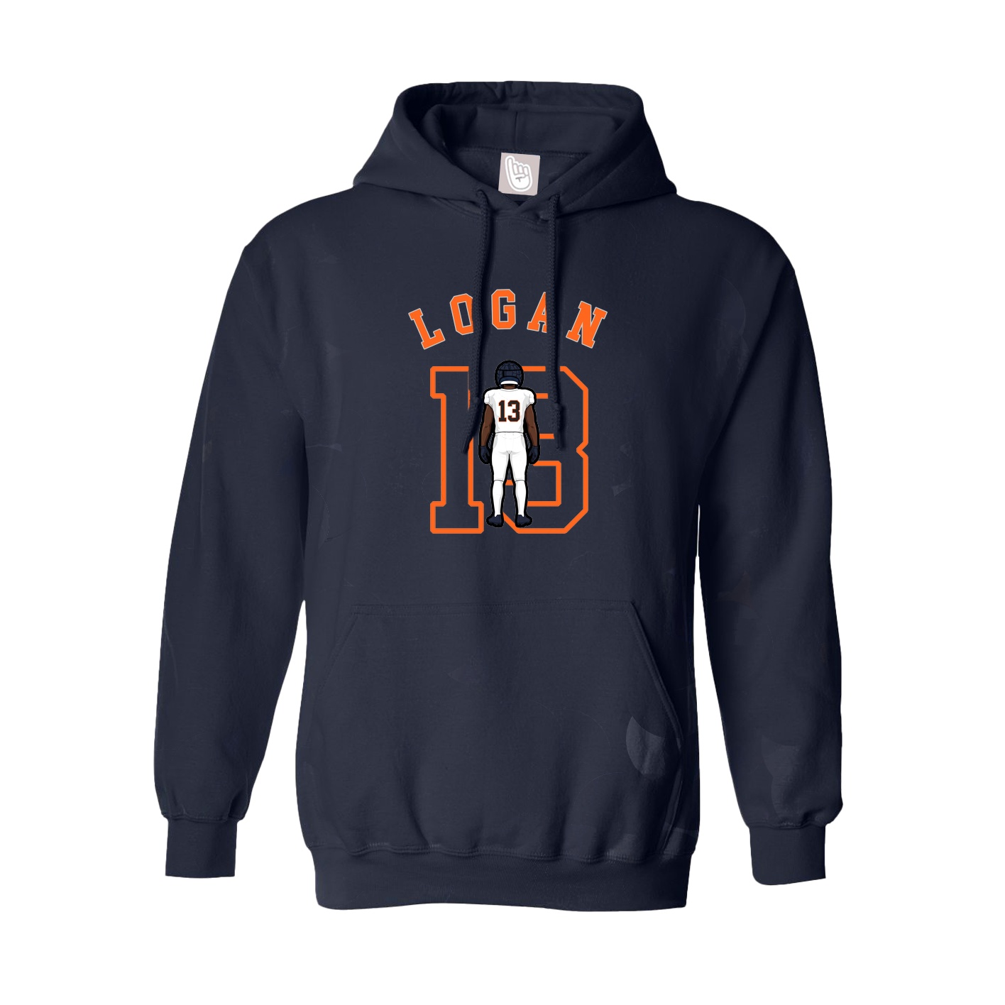 Youth Hoodie — Shirsey Arch in Navy