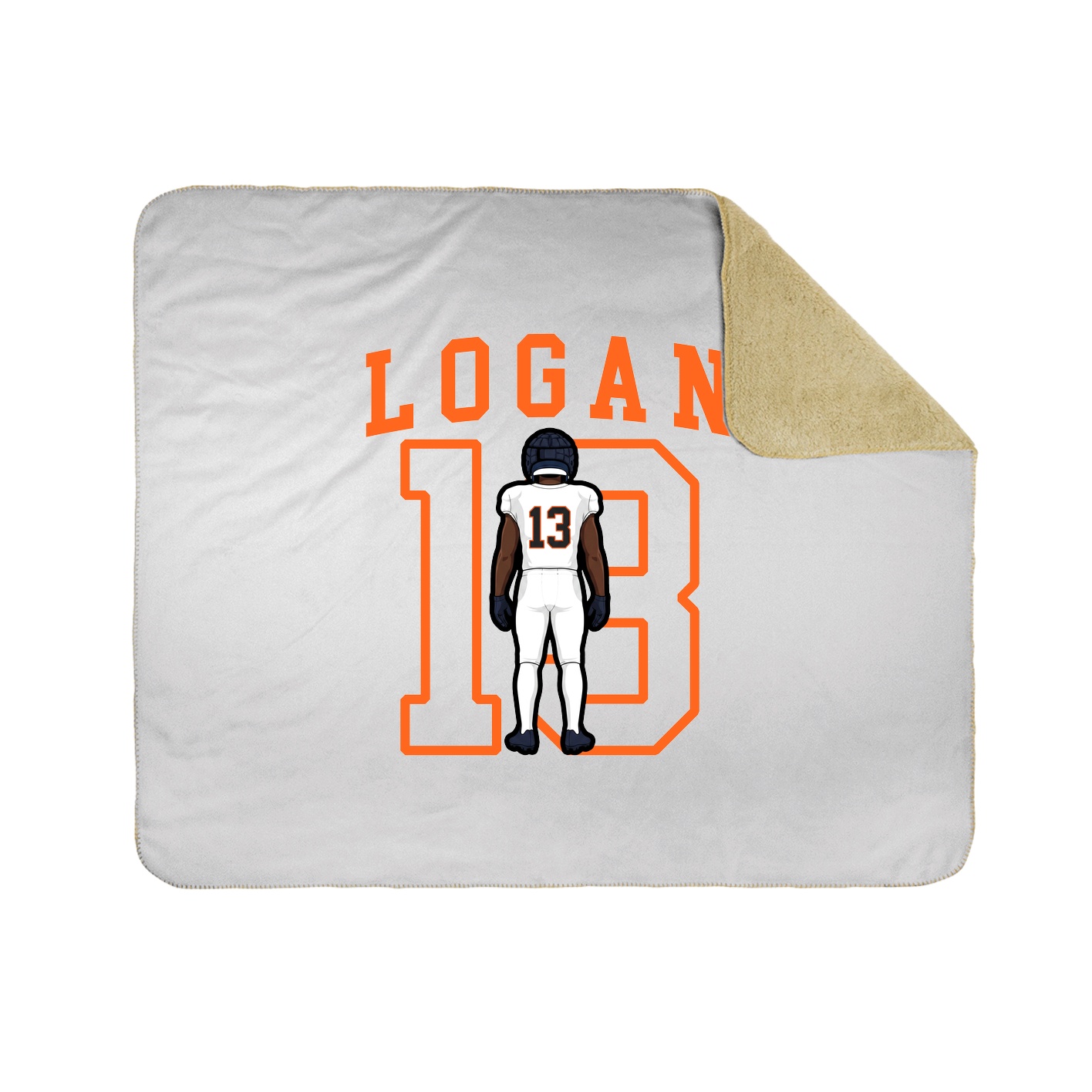 Throw Blanket — Shirsey in White