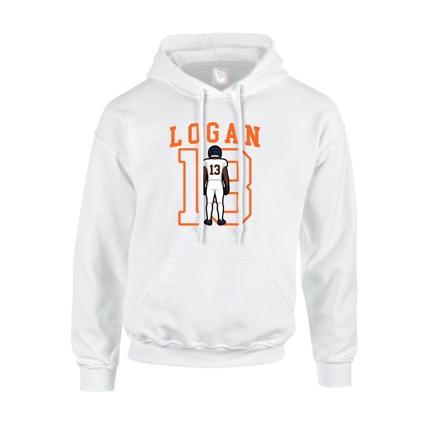 Hoodie — Shirsey in White