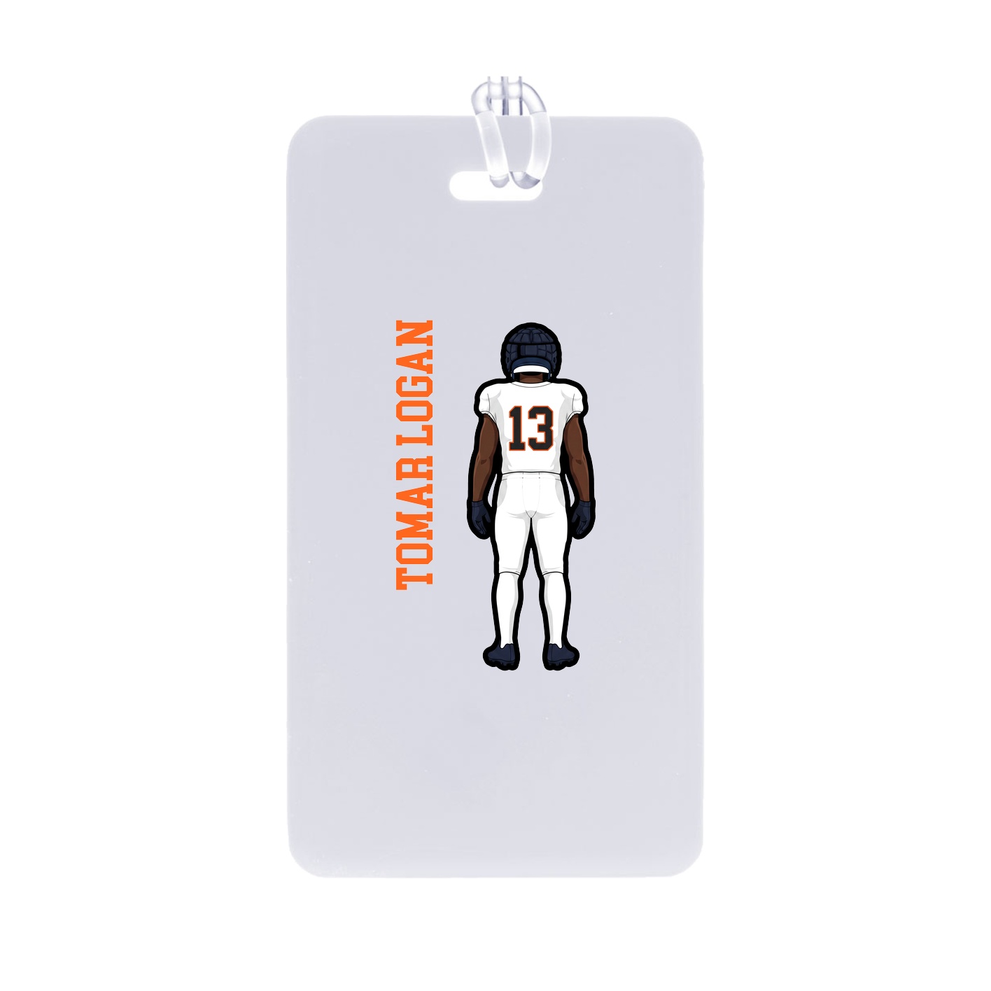 Bag Tag — Name Vertical in Classic
