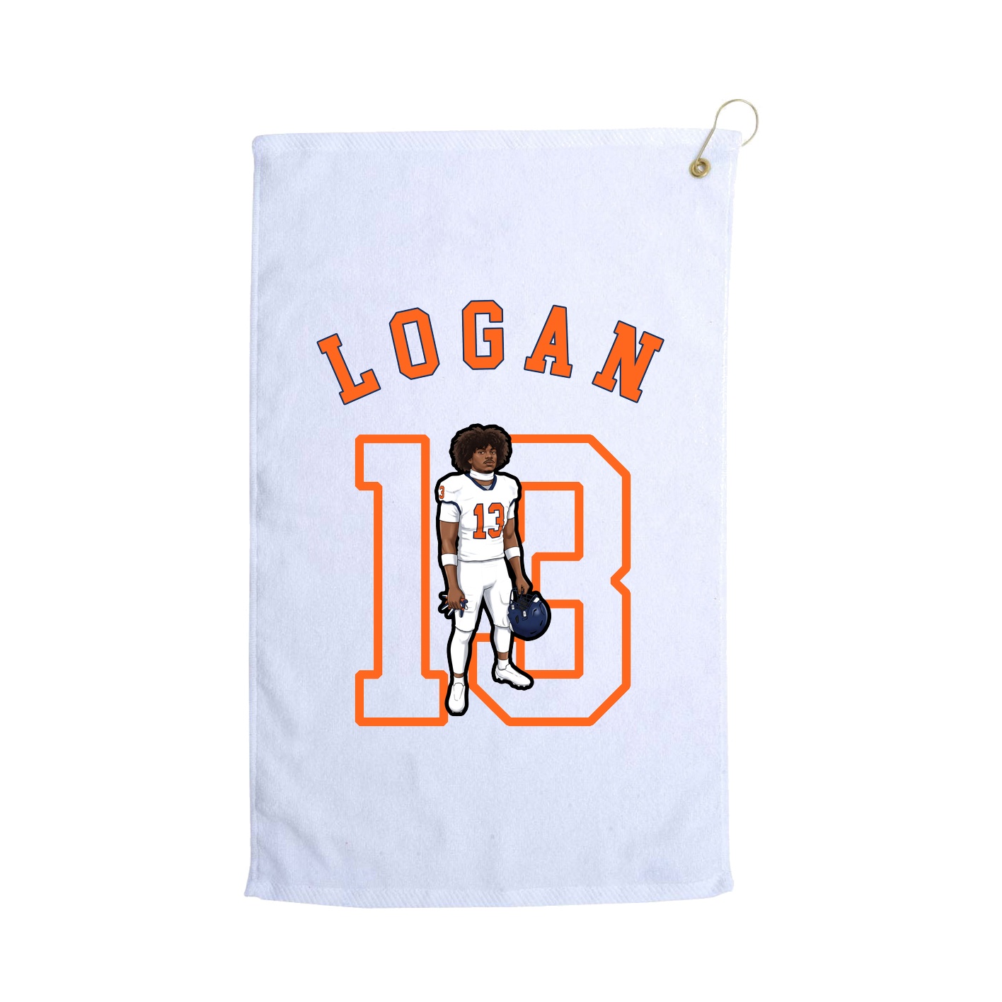 Golf Towel — Shirsey Arch in White