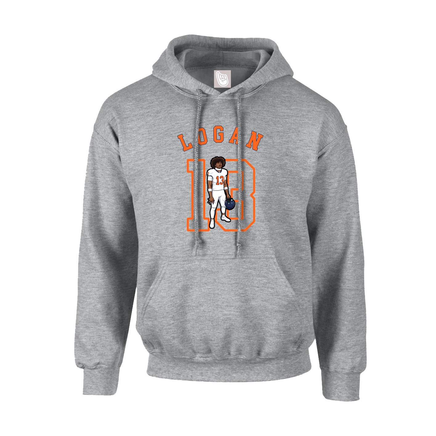 Youth Hoodie — Shirsey Arch in Grey