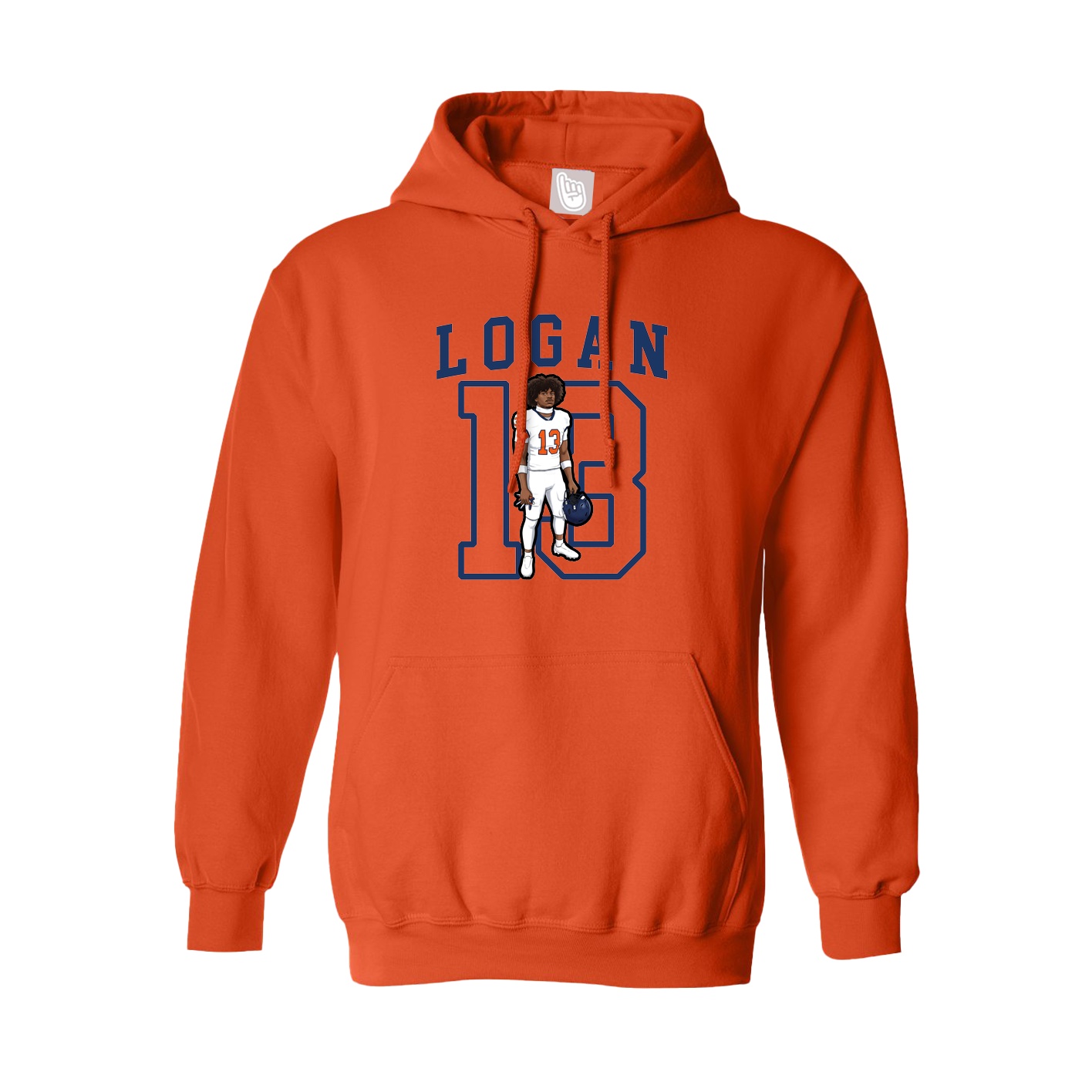 Youth Hoodie — Shirsey in Orange