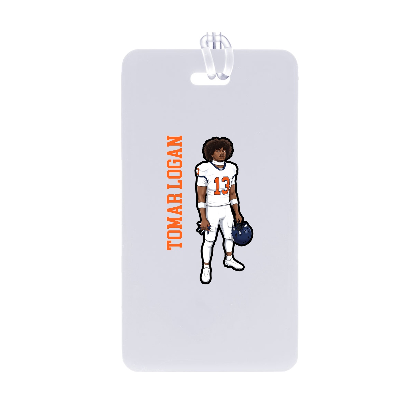 Bag Tag — Name Vertical in Classic