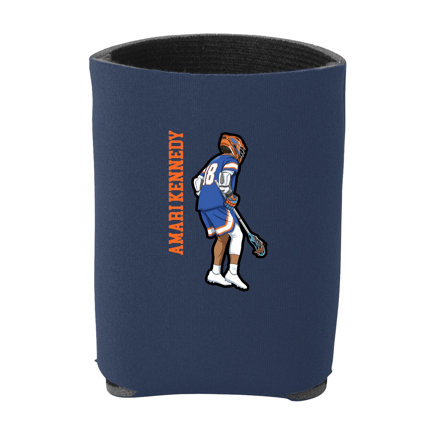 Can Holder — Name Vertical in Navy