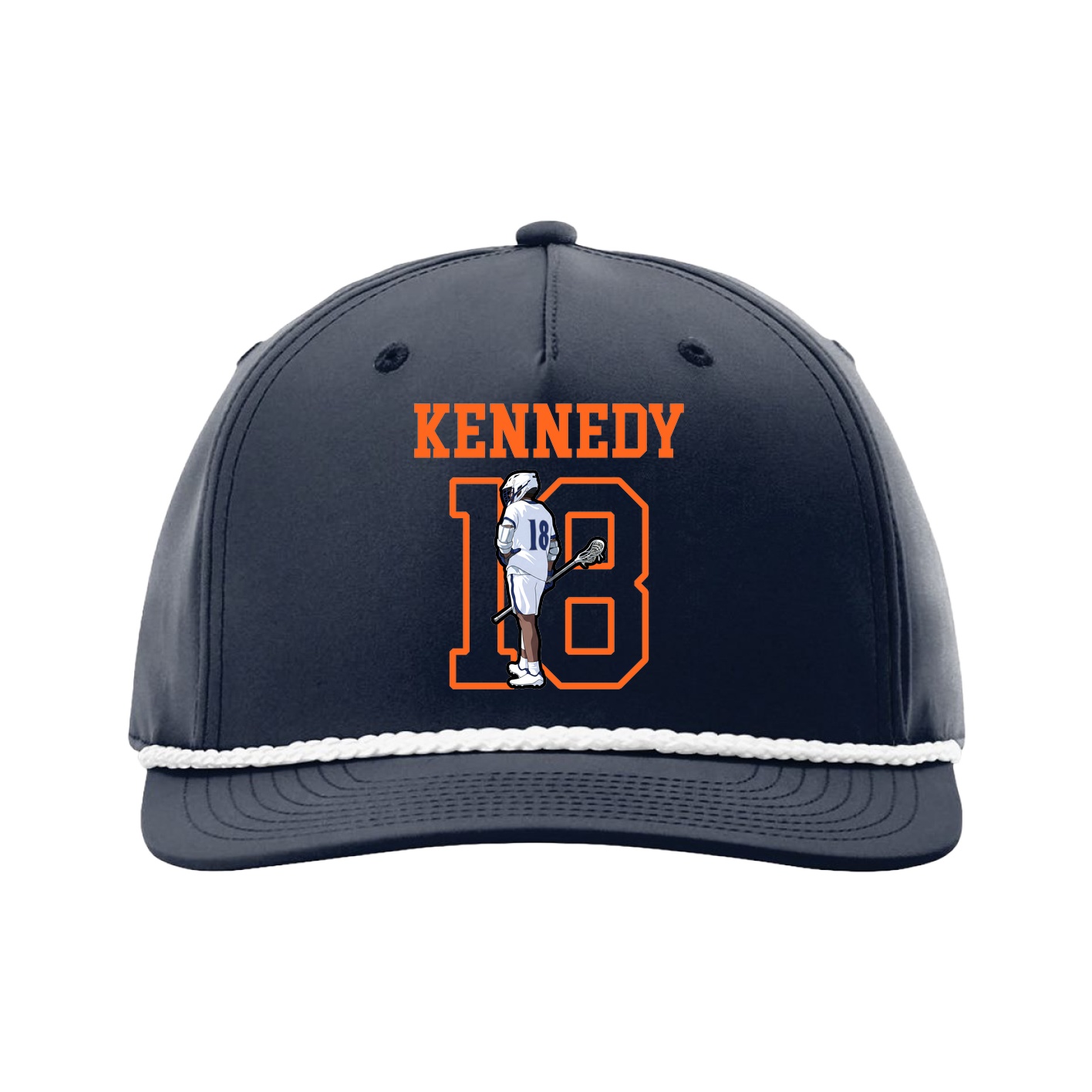 Five-Panel Classic Rope Cap — Shirsey in Navy