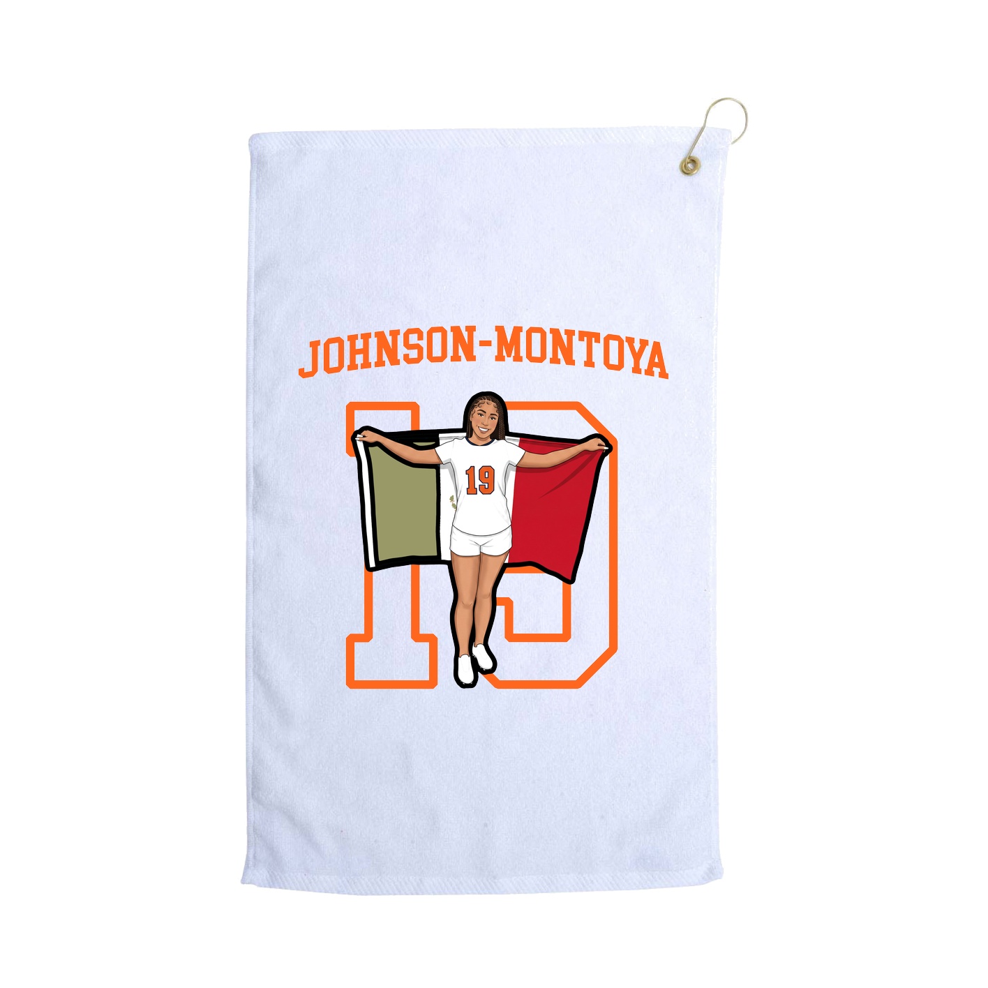 Golf Towel — Shirsey in White