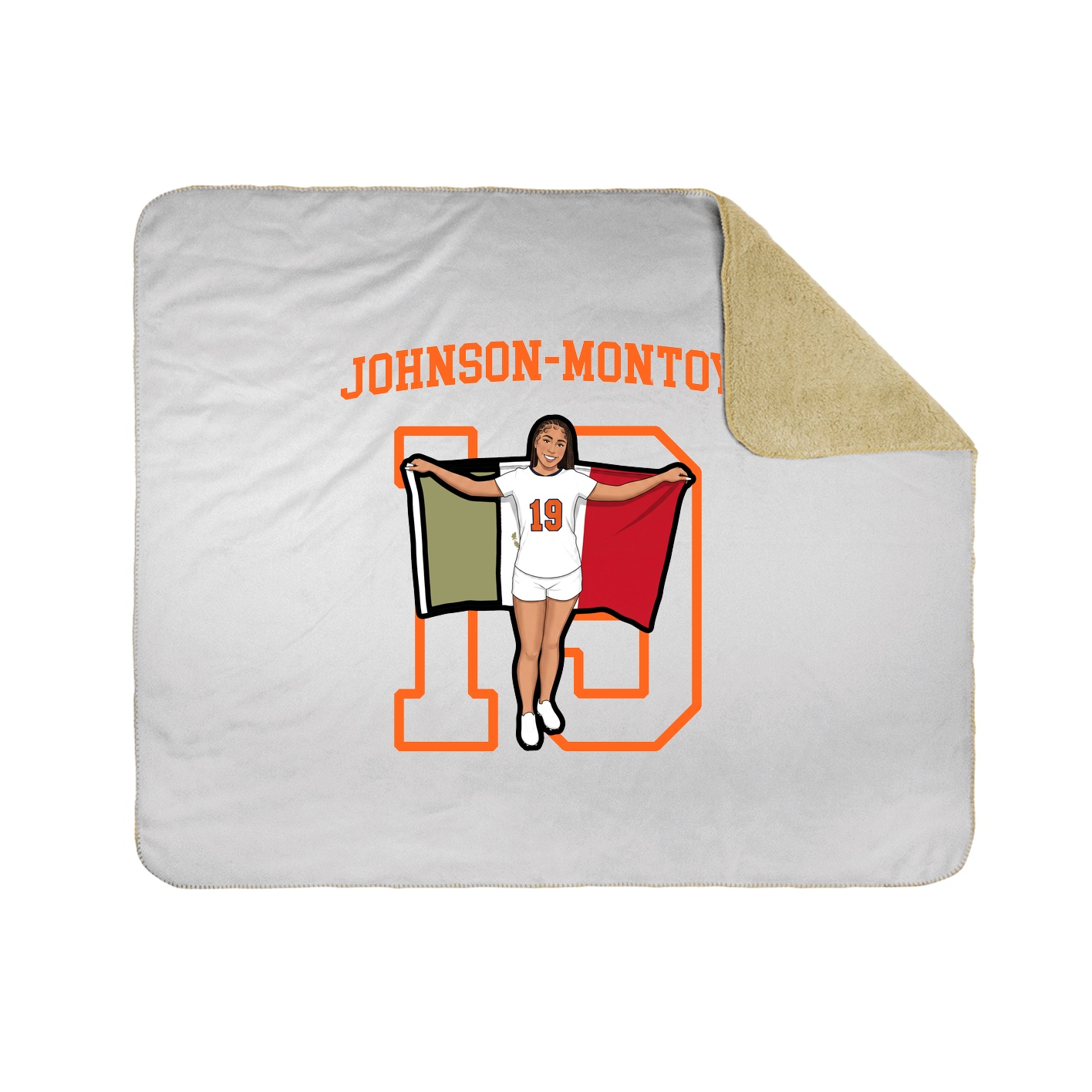 Throw Blanket — Shirsey in White
