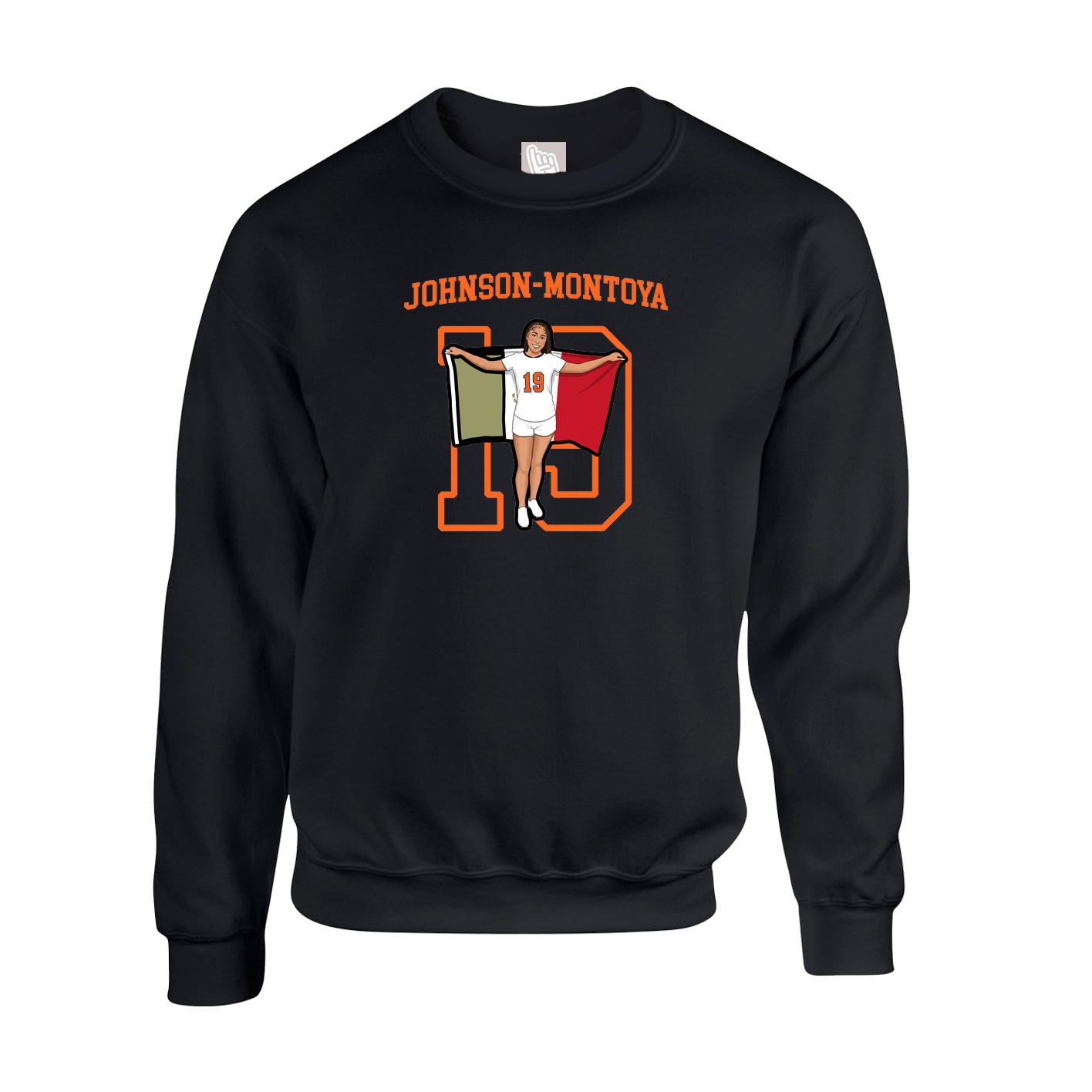 Fleece Crew — Shirsey in Black