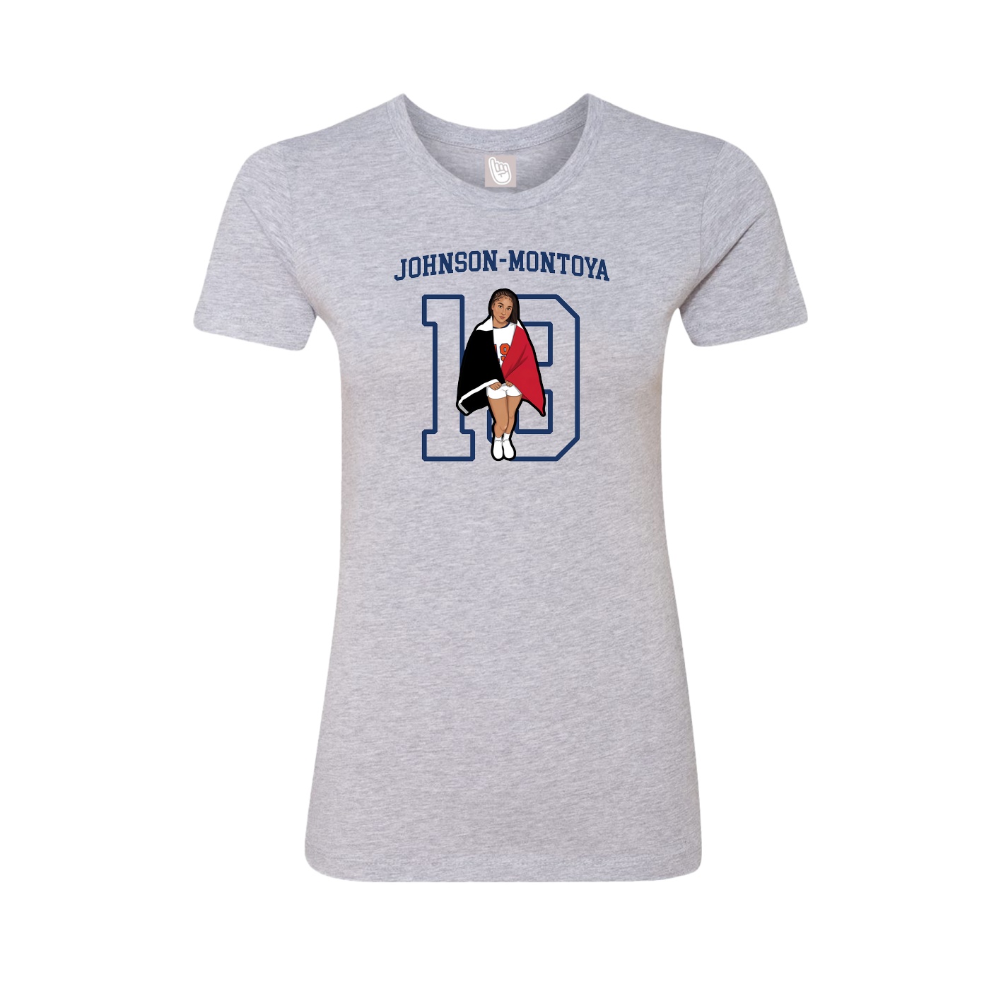 Fitted Women's Tee — Shirsey in Grey