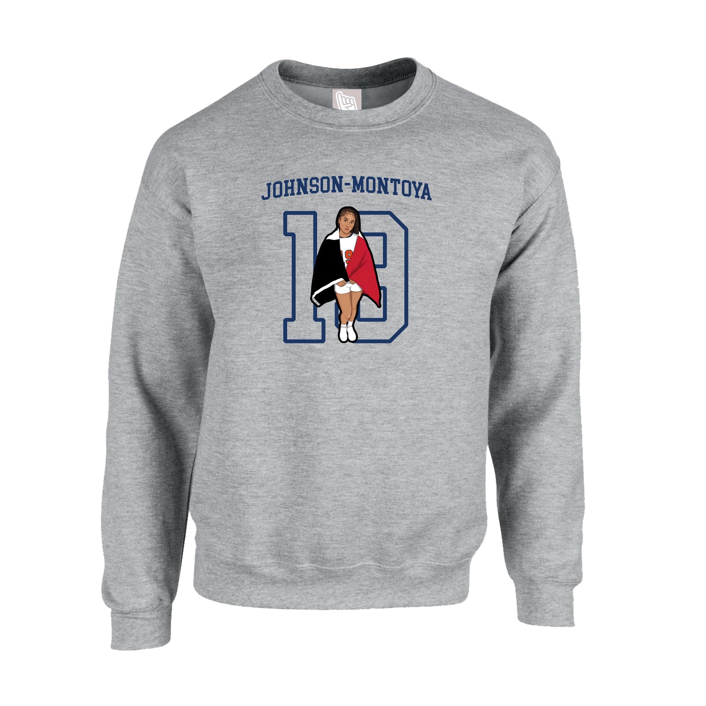 Fleece Crew — Shirsey in Grey