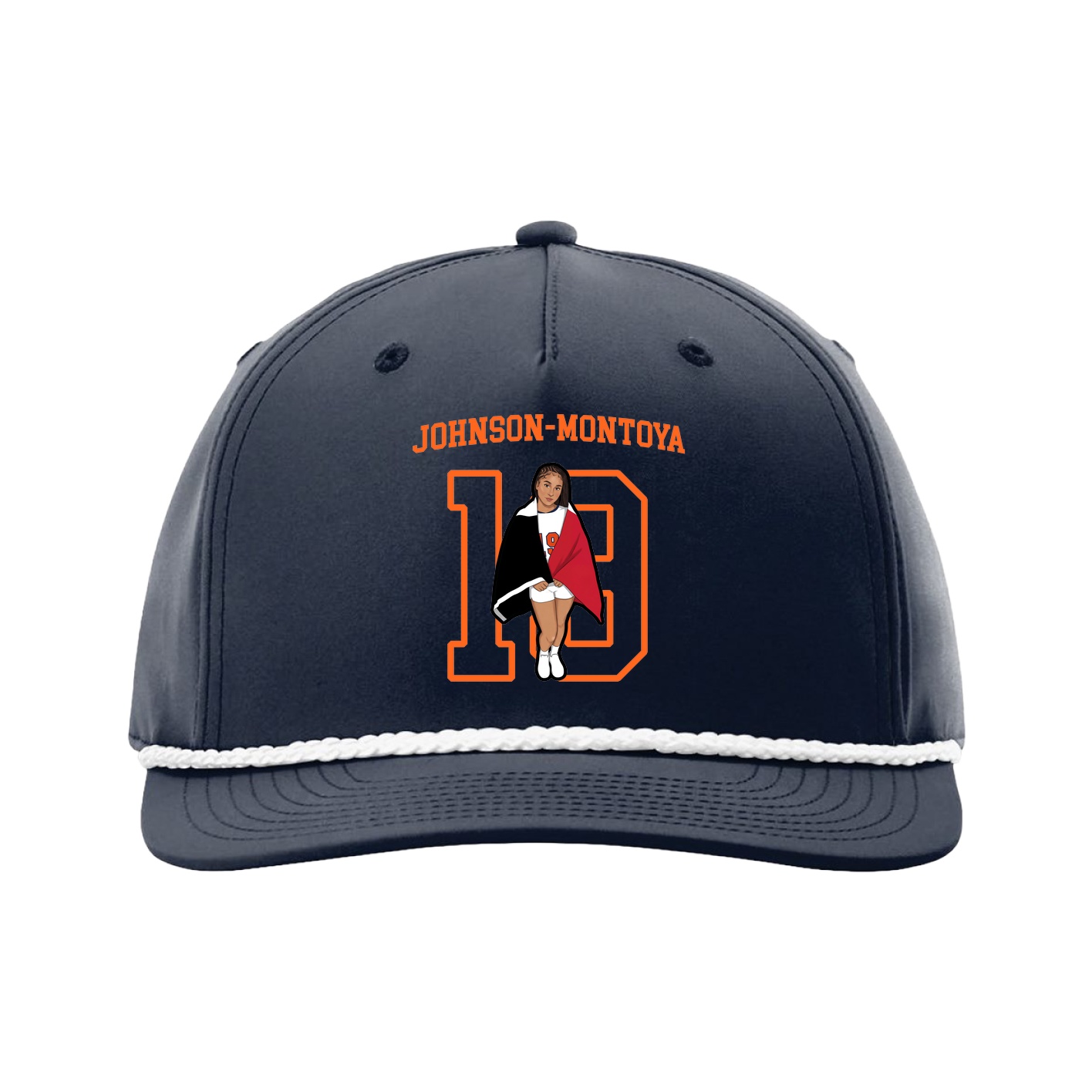 Five-Panel Classic Rope Cap — Shirsey in Navy