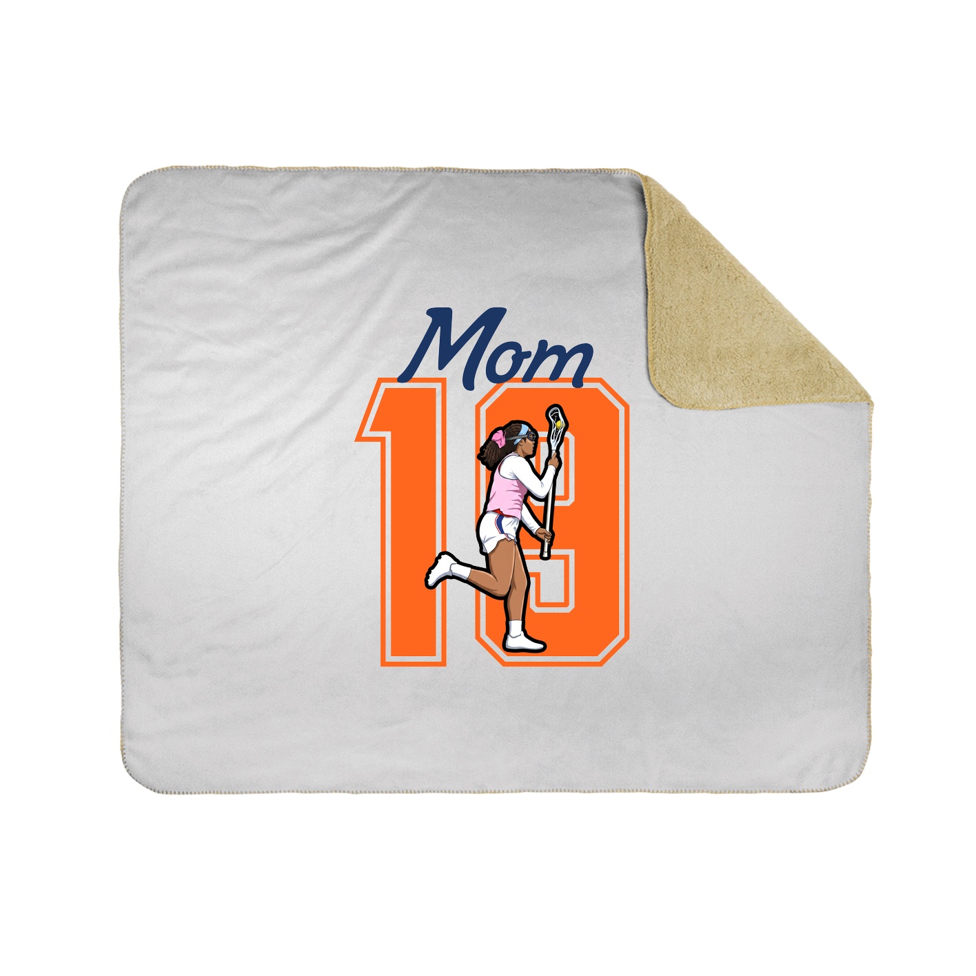 Throw Blanket — Mothers Day Shirsey in White