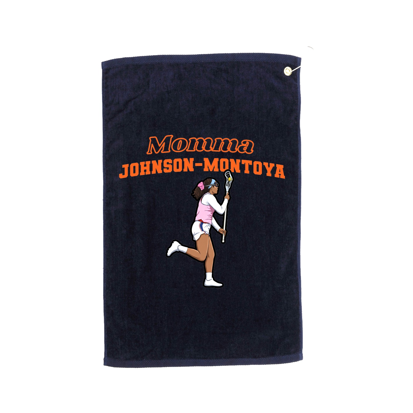 Golf Towel — Mothers Day Block in Navy