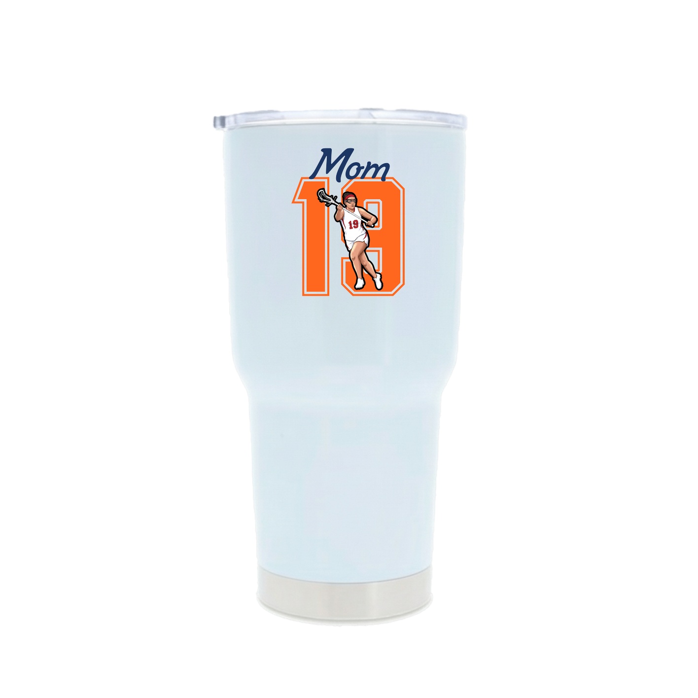 30oz Stainless Steel Tumbler — Mothers Day Shirsey in White