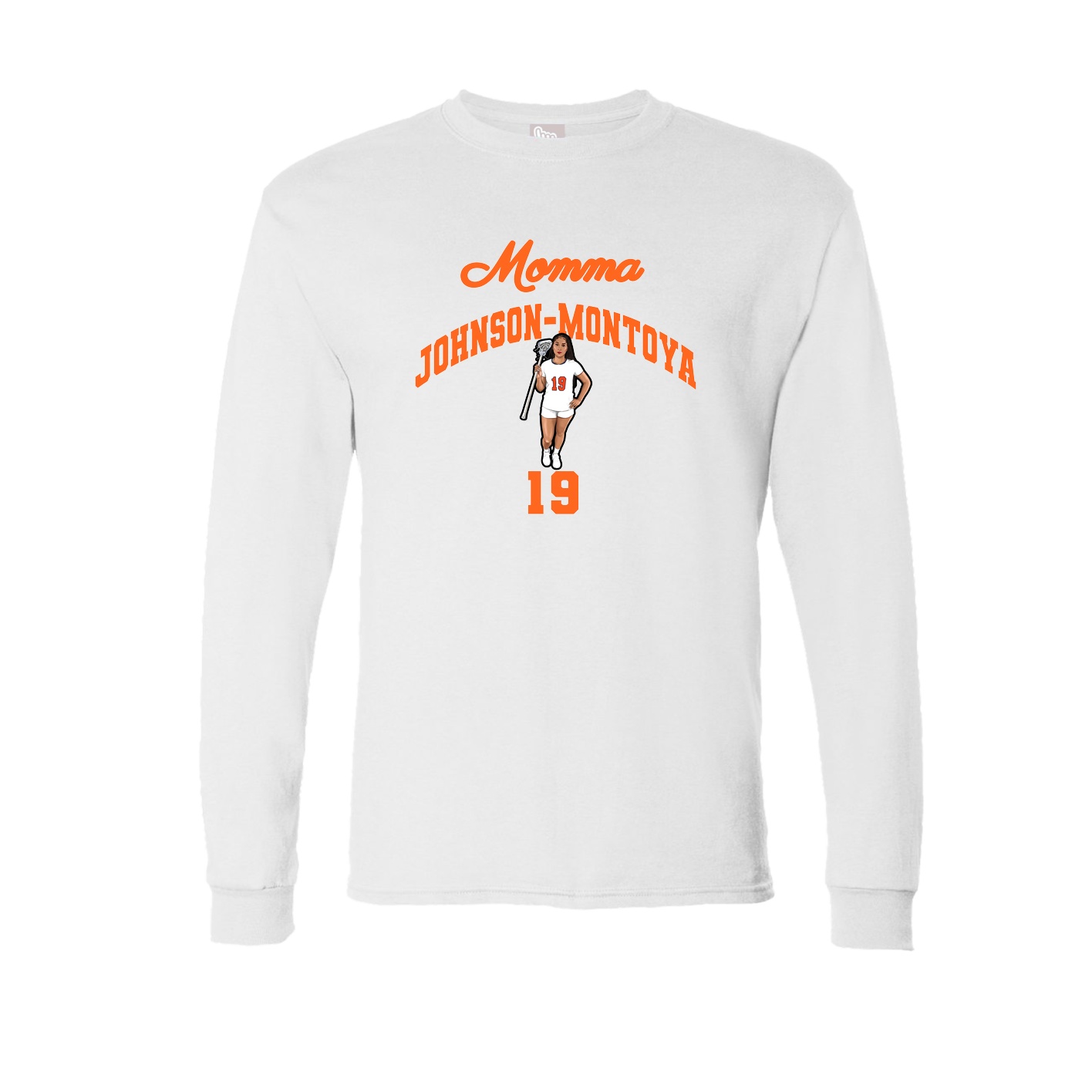 Long Sleeve Tee — Mothers Day Arch in White