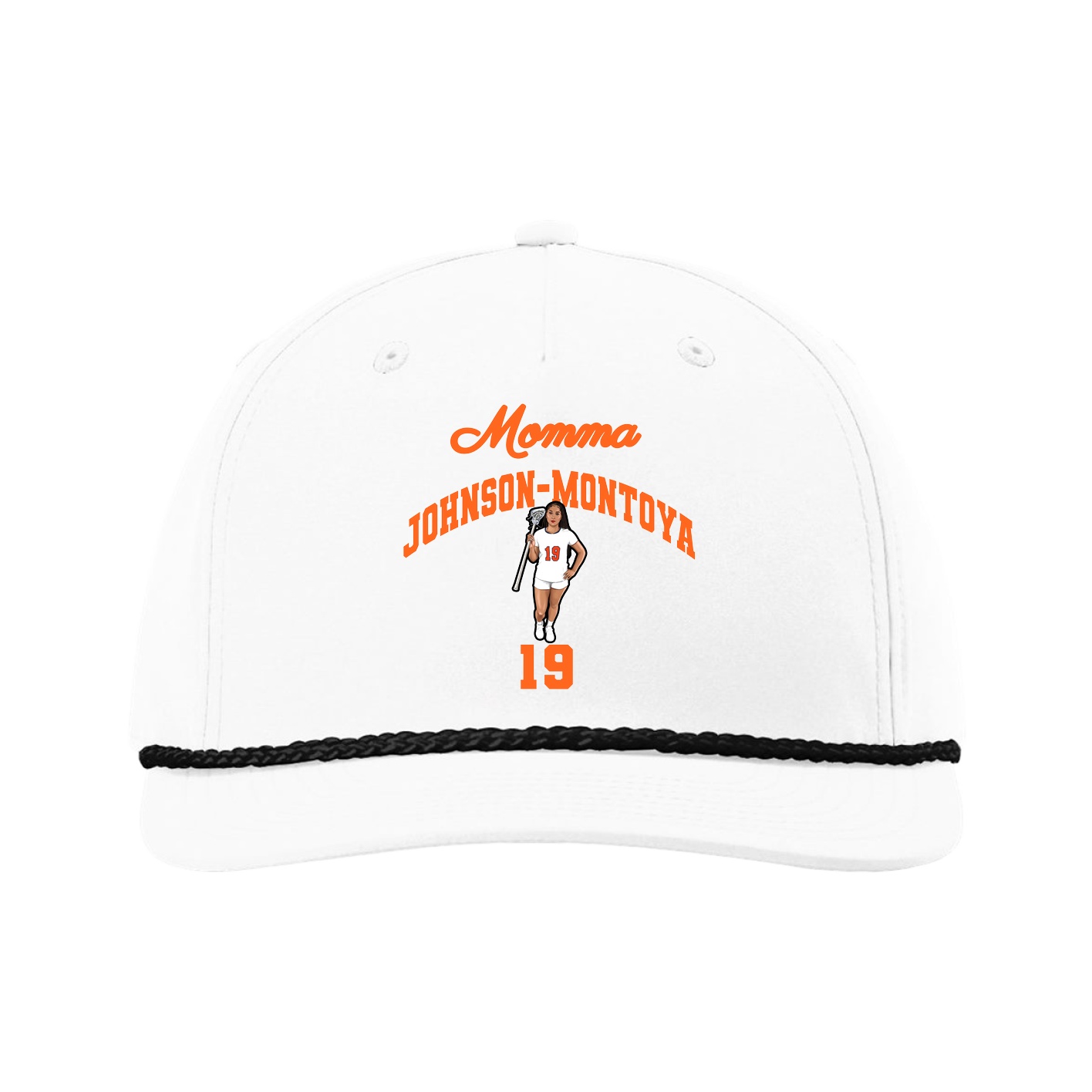 Five-Panel Classic Rope Cap — Mothers Day Arch in White