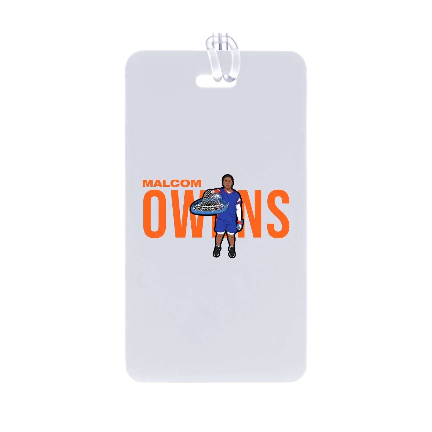 Bag Tag — Player Name in Classic