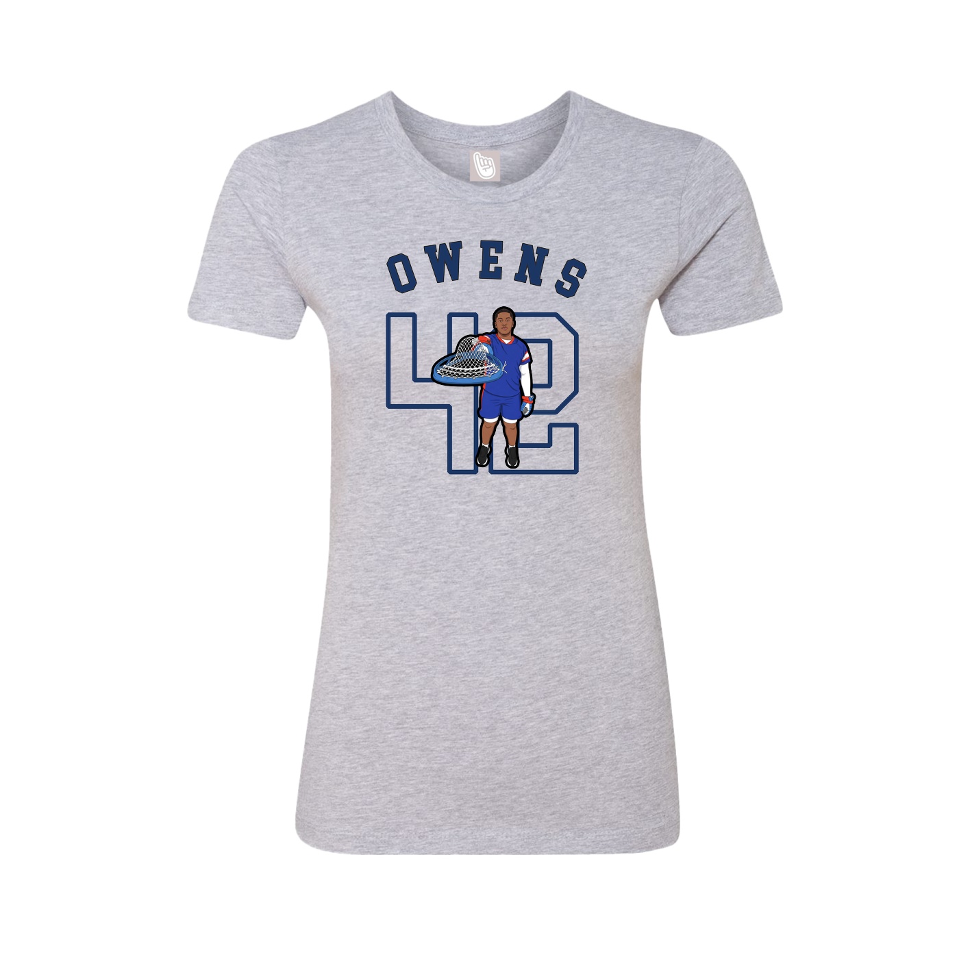 Fitted Women's Tee — Shirsey Arch in Grey