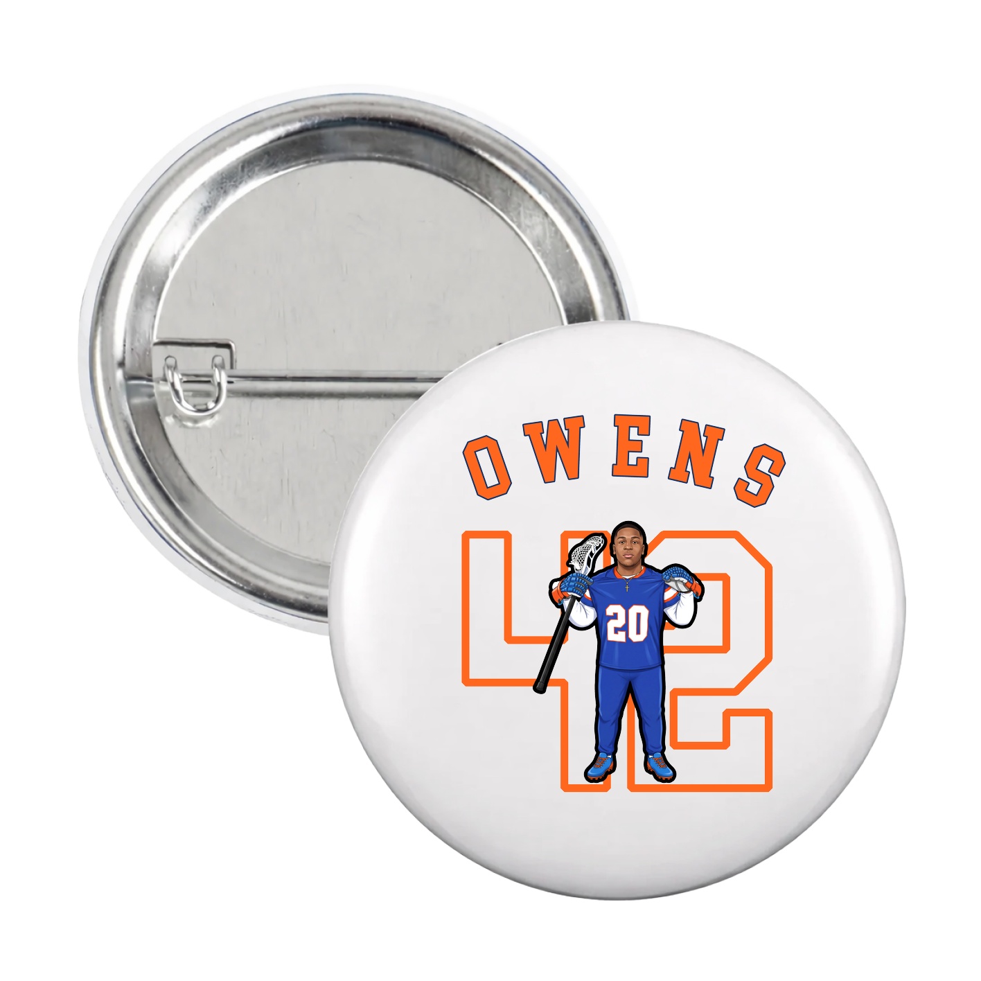 Game Day Button — Shirsey Arch in White