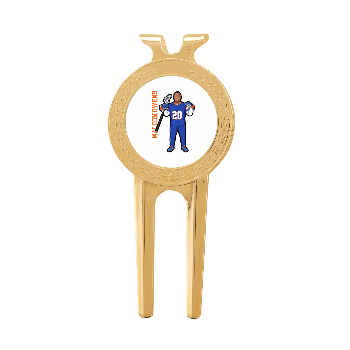 Divot Tool with Ball Marker — Name Vertical in Classic
