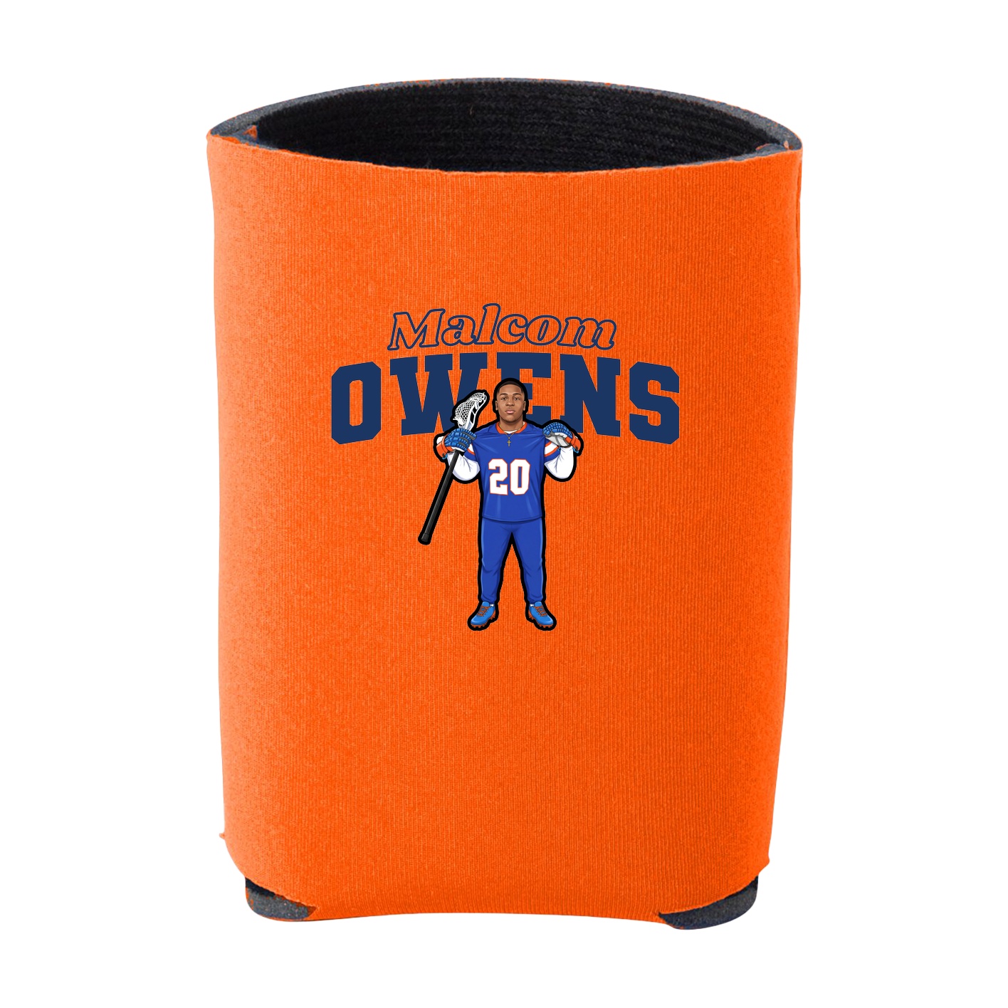 Can Holder — Name Arch in Orange