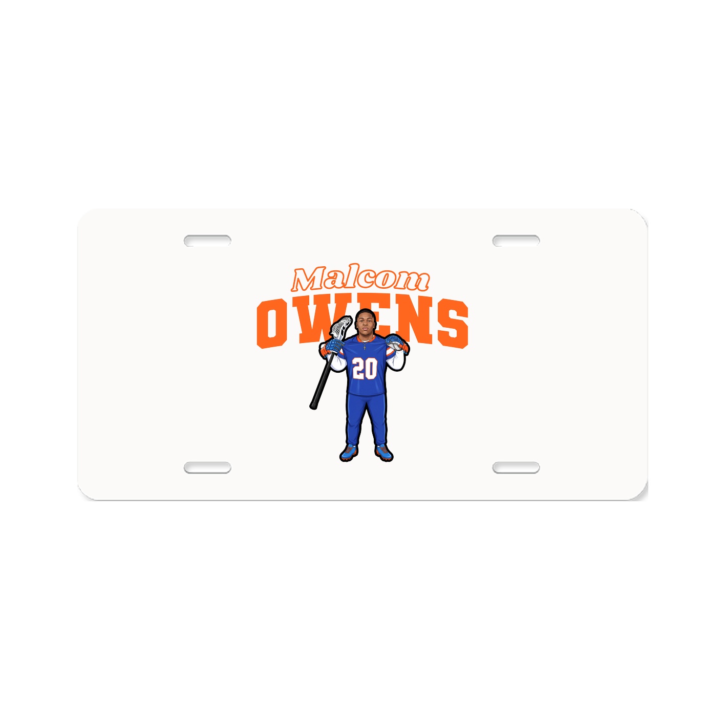 License Plate — Name Arch in Classic