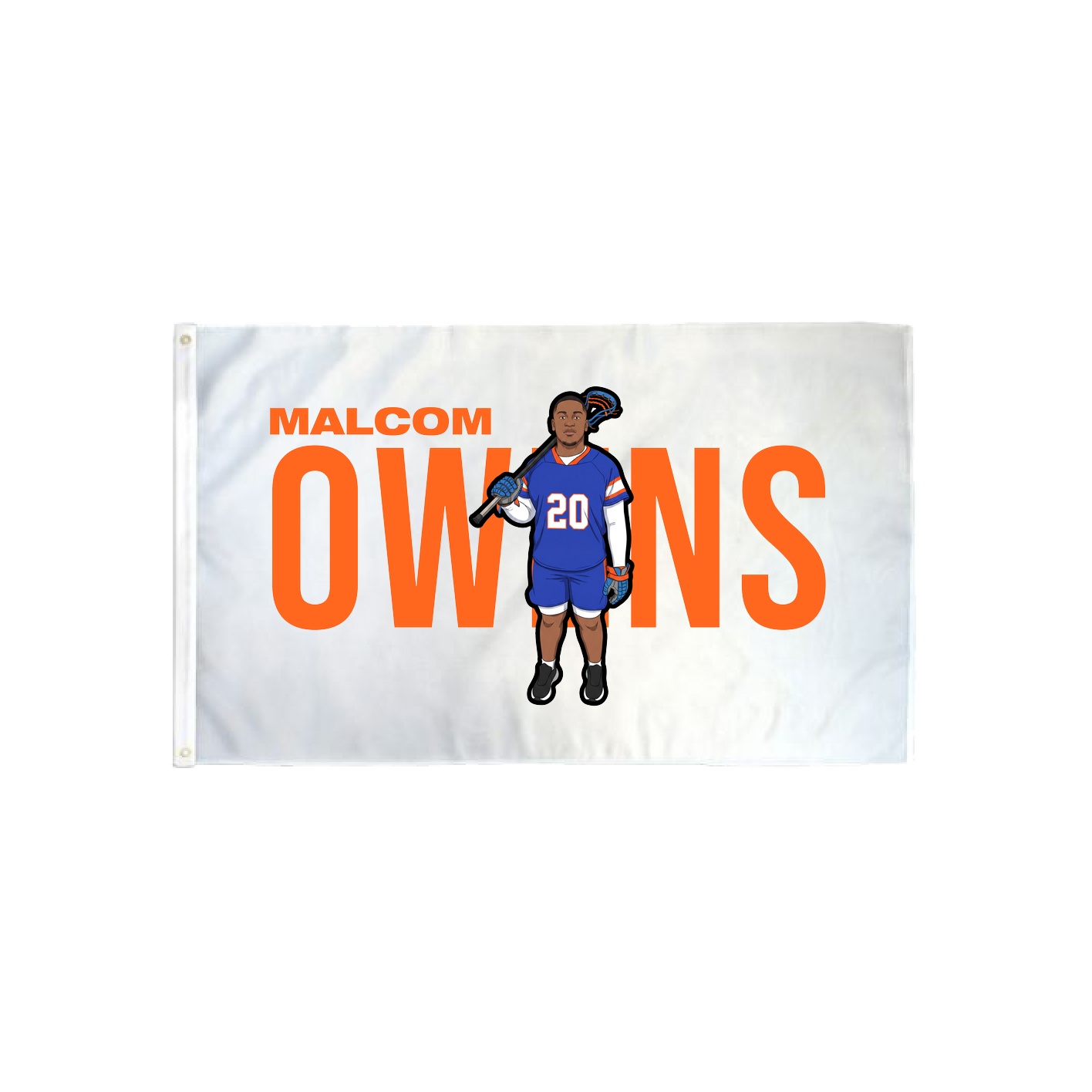 3x5 Flag — Player Name in Classic