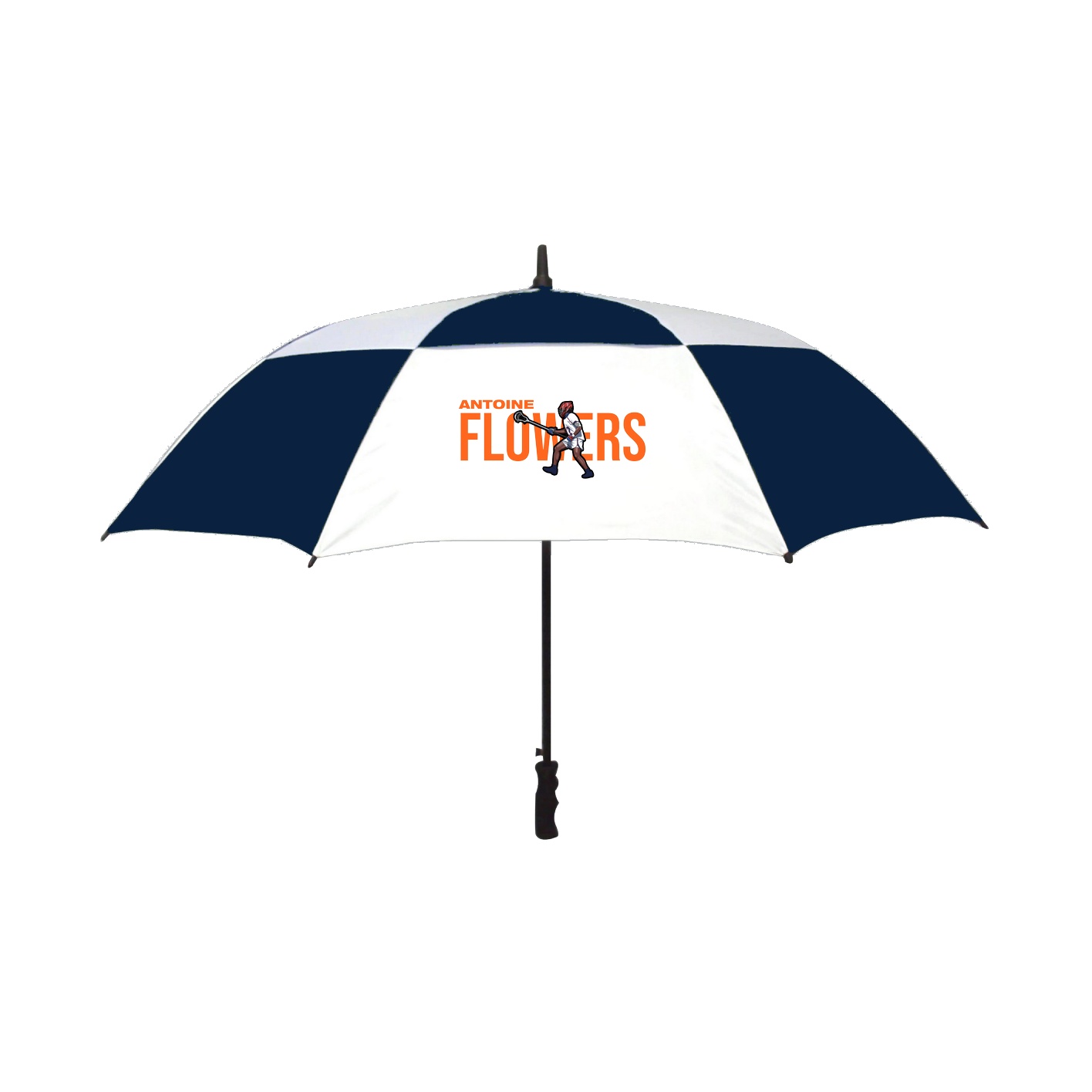 Golf Umbrella — Player Name in Navy