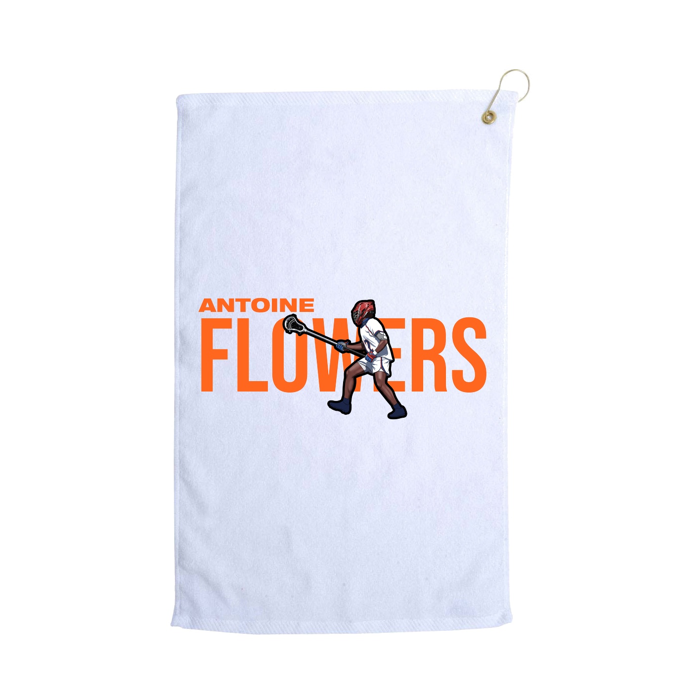 Golf Towel — Player Name in White