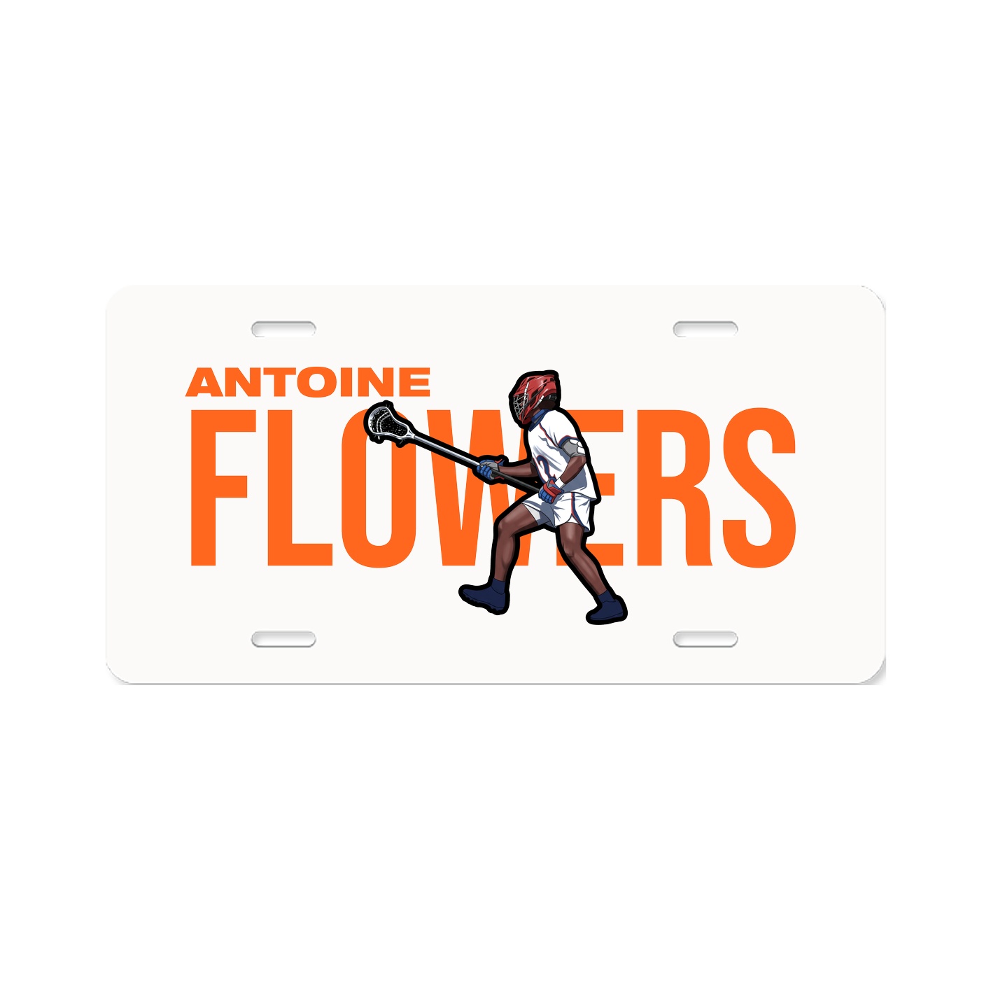 License Plate — Player Name in Classic