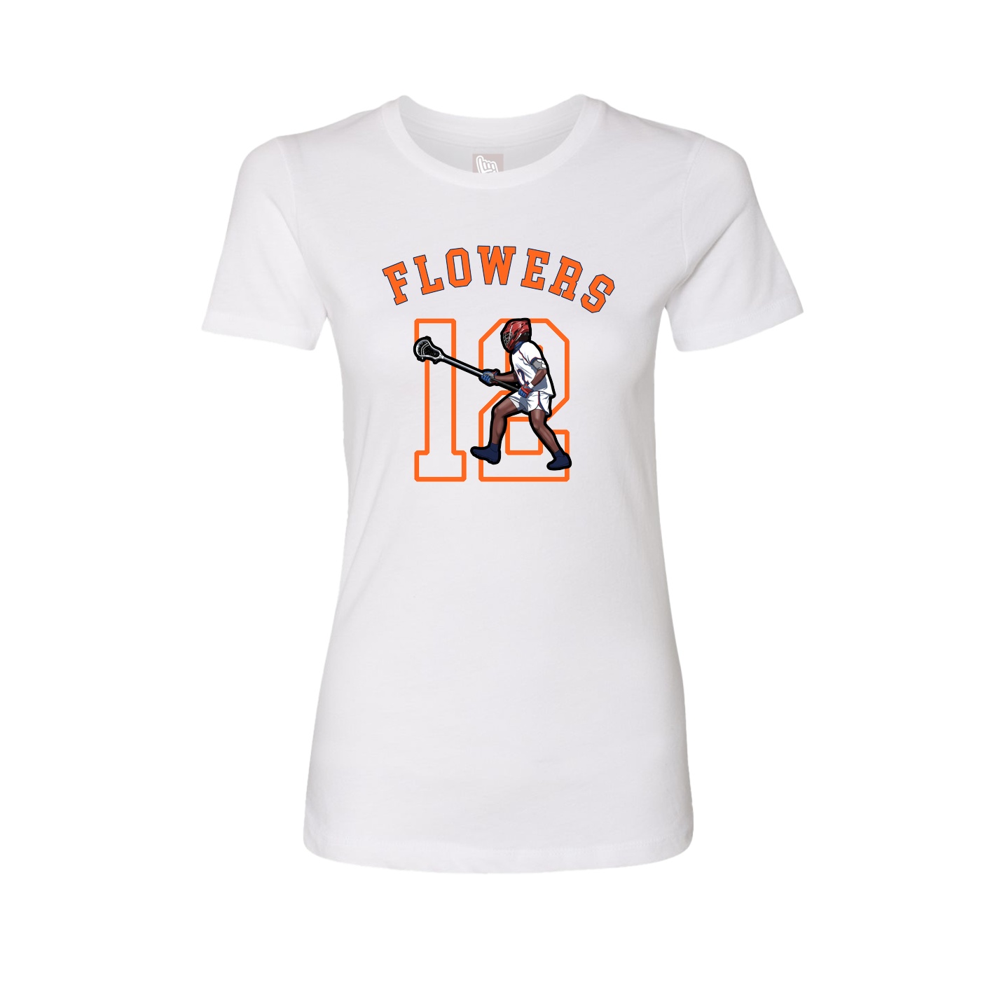 Fitted Women's Tee — Shirsey Arch in White