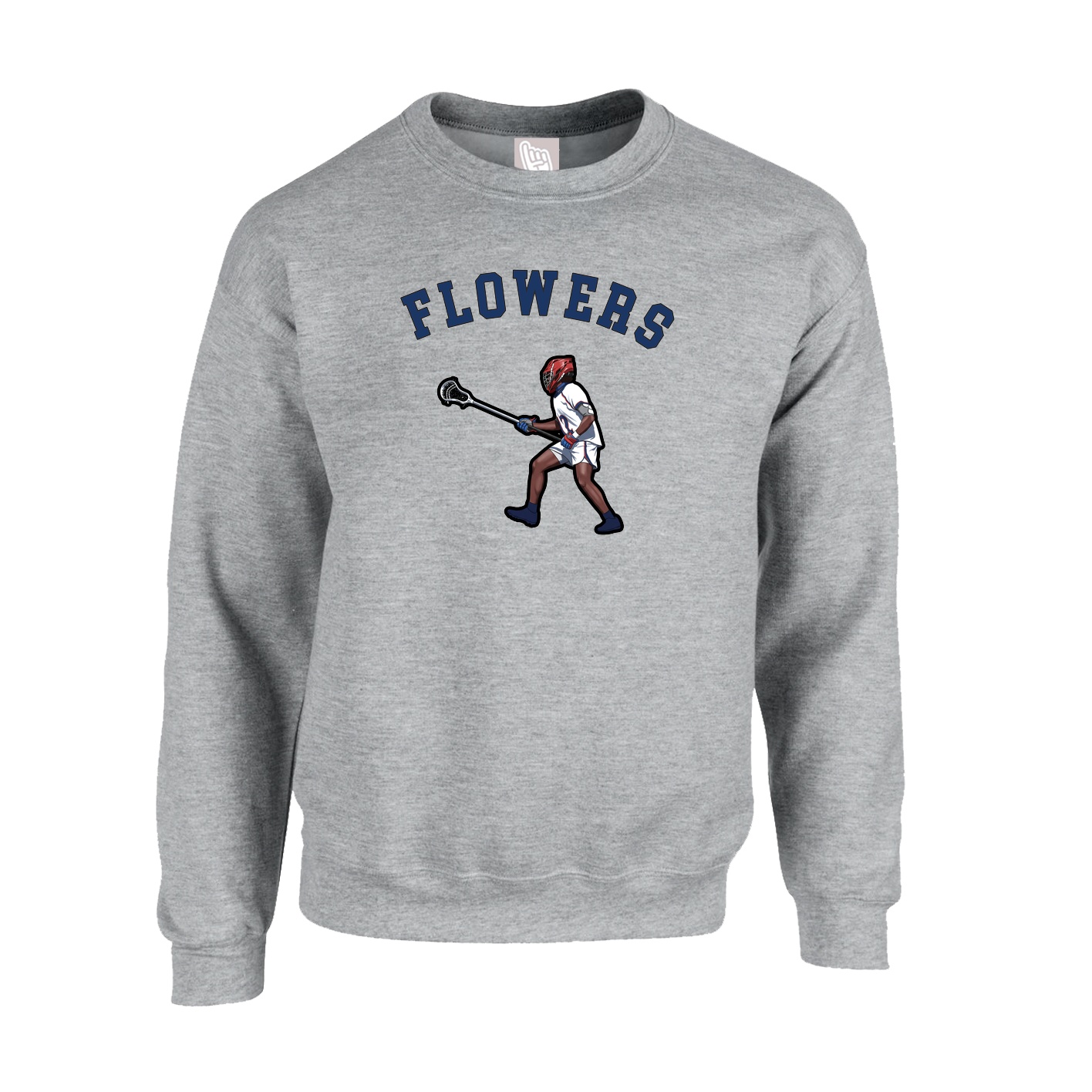 Fleece Crew — Shirsey Arch in Grey