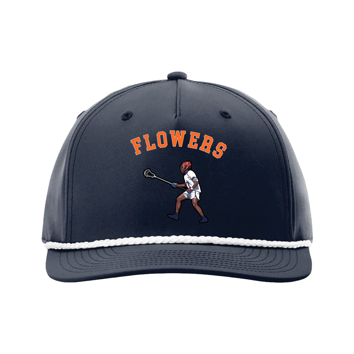 Five-Panel Classic Rope Cap — Shirsey Arch in Navy