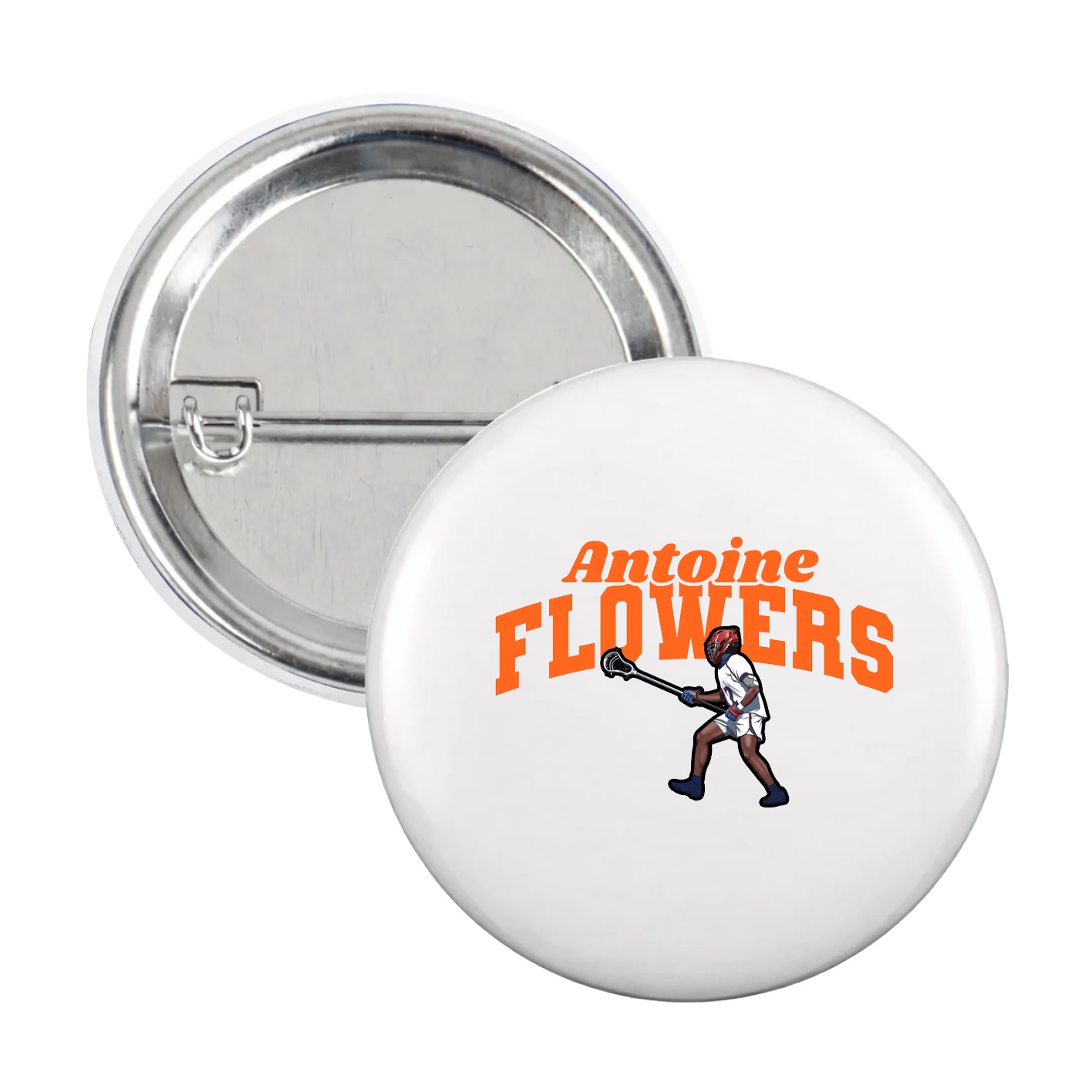 Game Day Button — Signature Arch in White